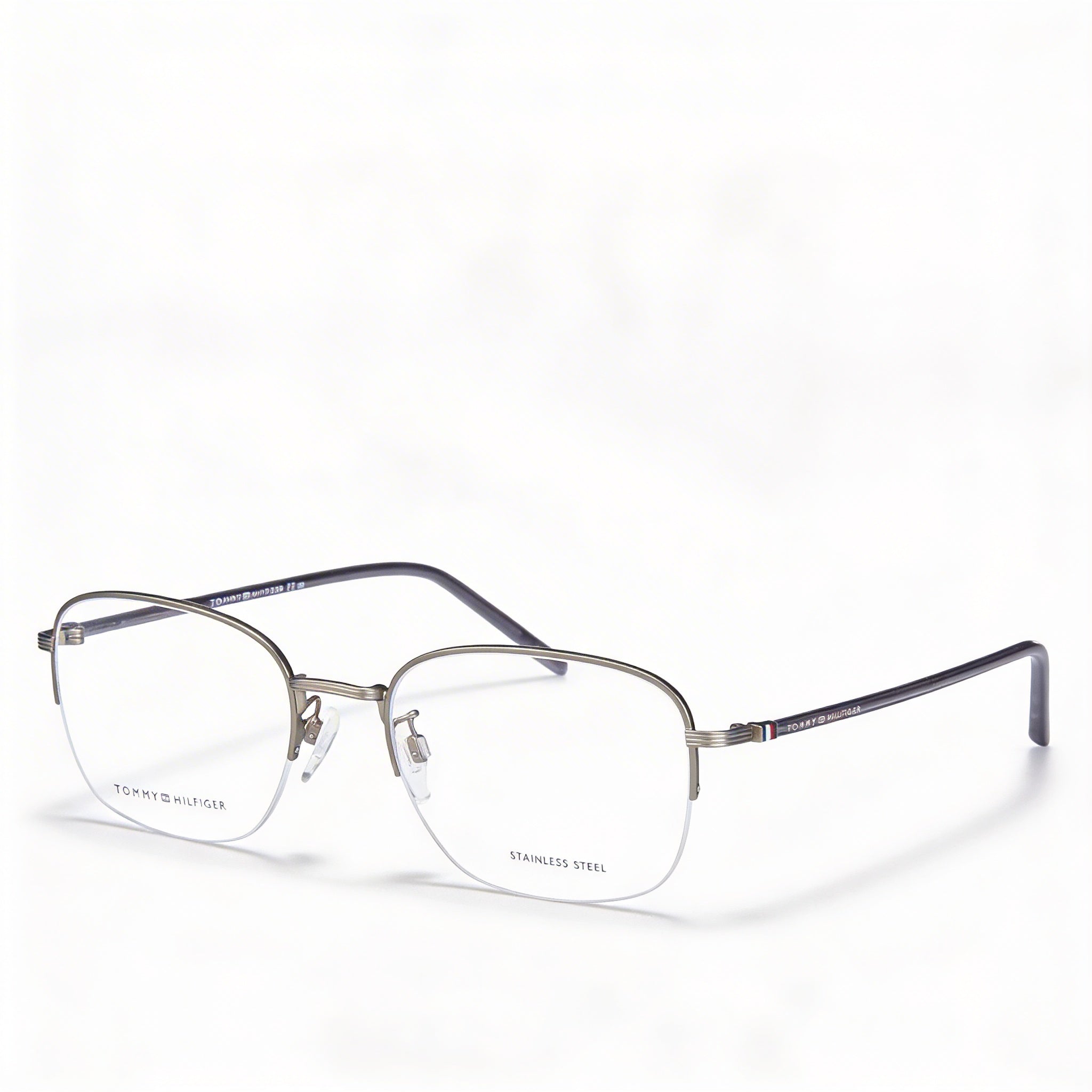 Tommy Hilfiger Modern Unisex Alloy Steel Frame Sunglasses with Non-Polarized Matte Ruthen Lenses 54mm, Photo 1