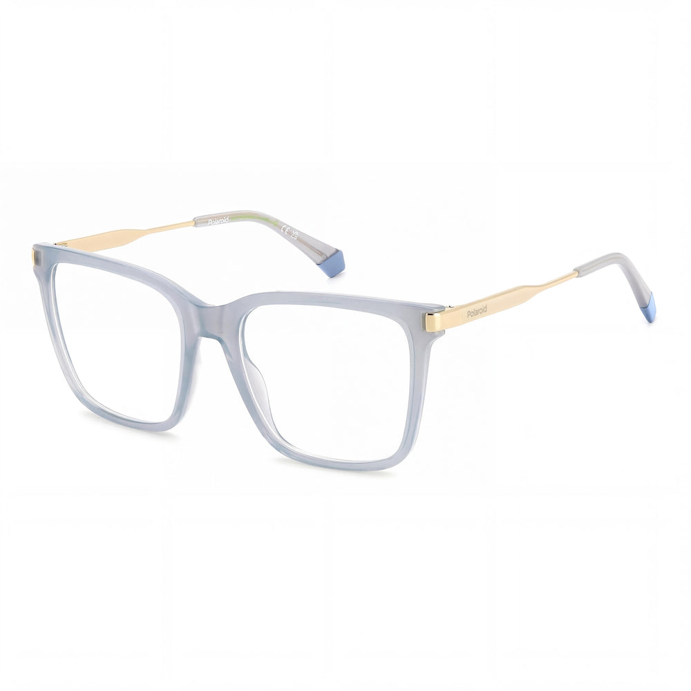 Polaroid Classic Unisex Eyewear, Azure Frame Color, ECO POLYAMIDE Frame Material, 53mm Lens Width