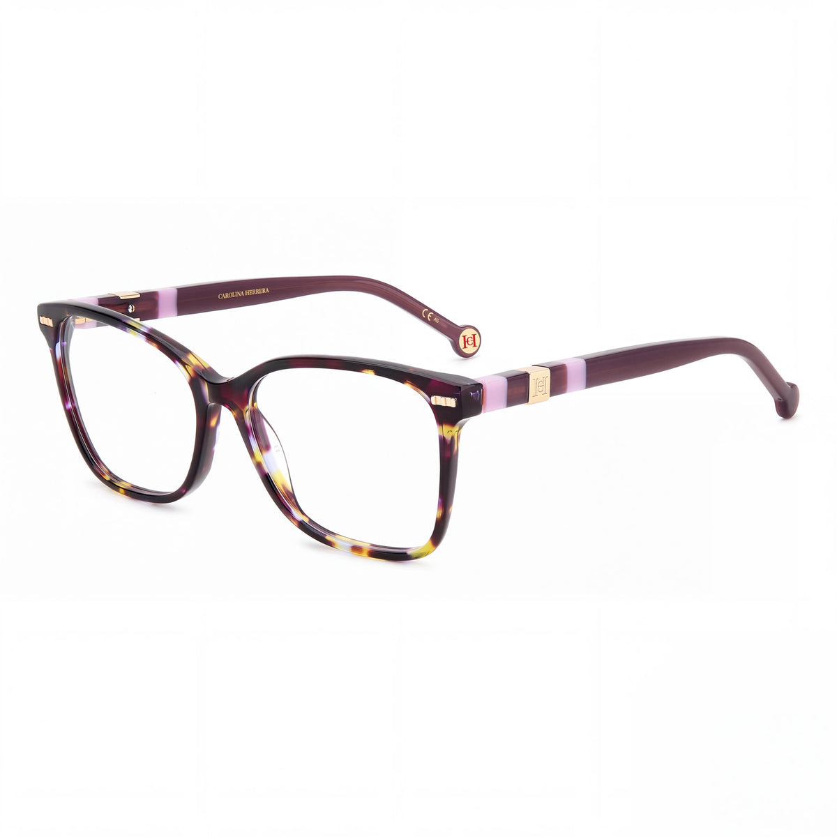 Gafas de sol Carolina Herrera Her 0108 para mujer, montura de acetato negra y nude con lentes de policarbonato de 54 mm, Photo 1