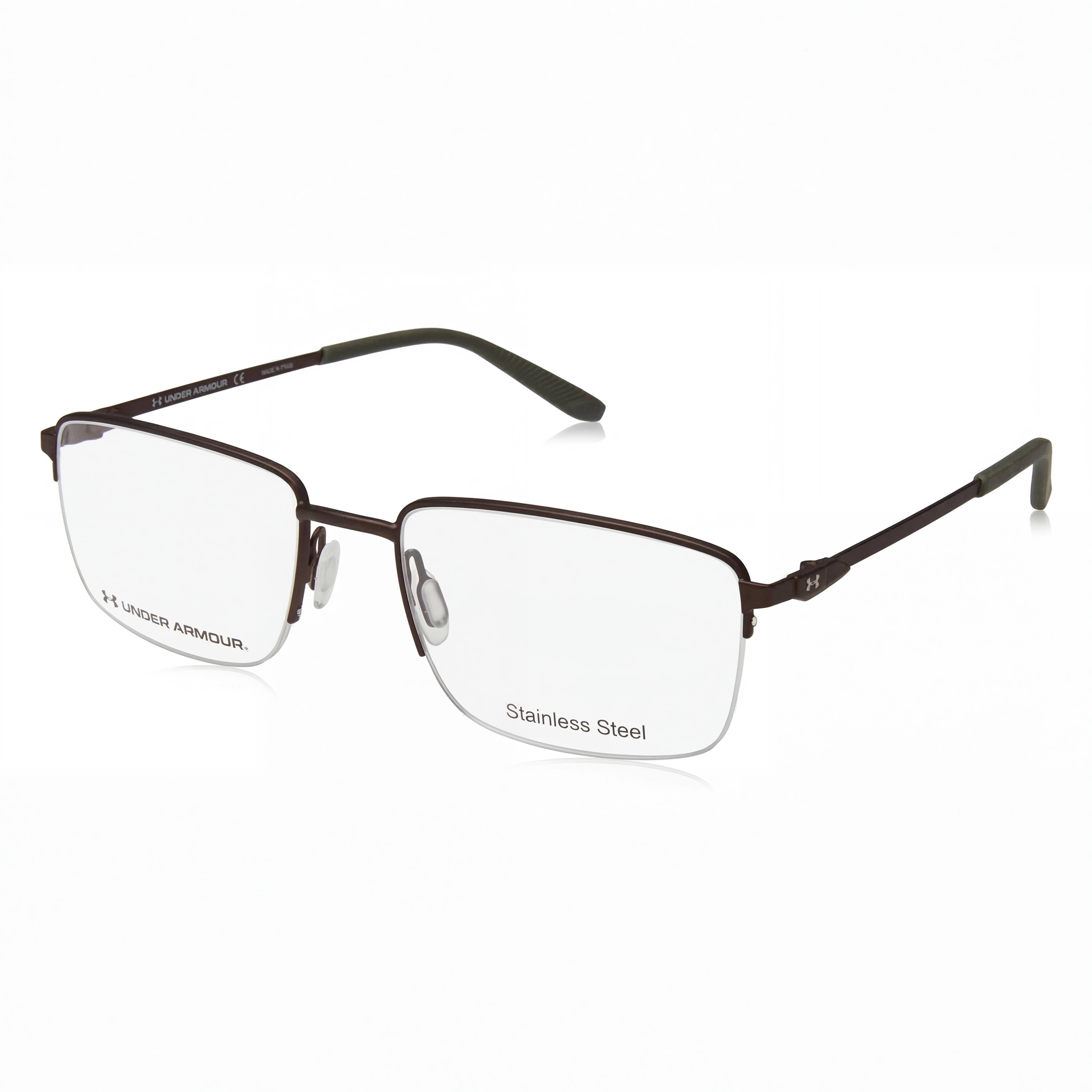 Under Armour Ua 5016/G Men's Brown Stainless Steel Metal Frame Optical Glasses with Demo Lenses - 58mm, Photo 1