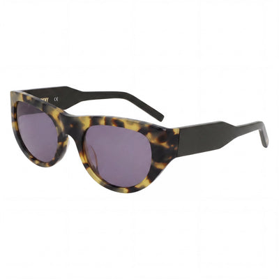 DKNY Dk550s Gafas de sol Tokyo Tortoise para mujer con montura de plástico y lentes de plástico con protección UV de 53 mm