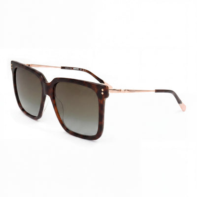 Missoni Classic Women's Dark Tortoise Acetate Gradient Brown 100% UV Protection Sunglasses 57mm