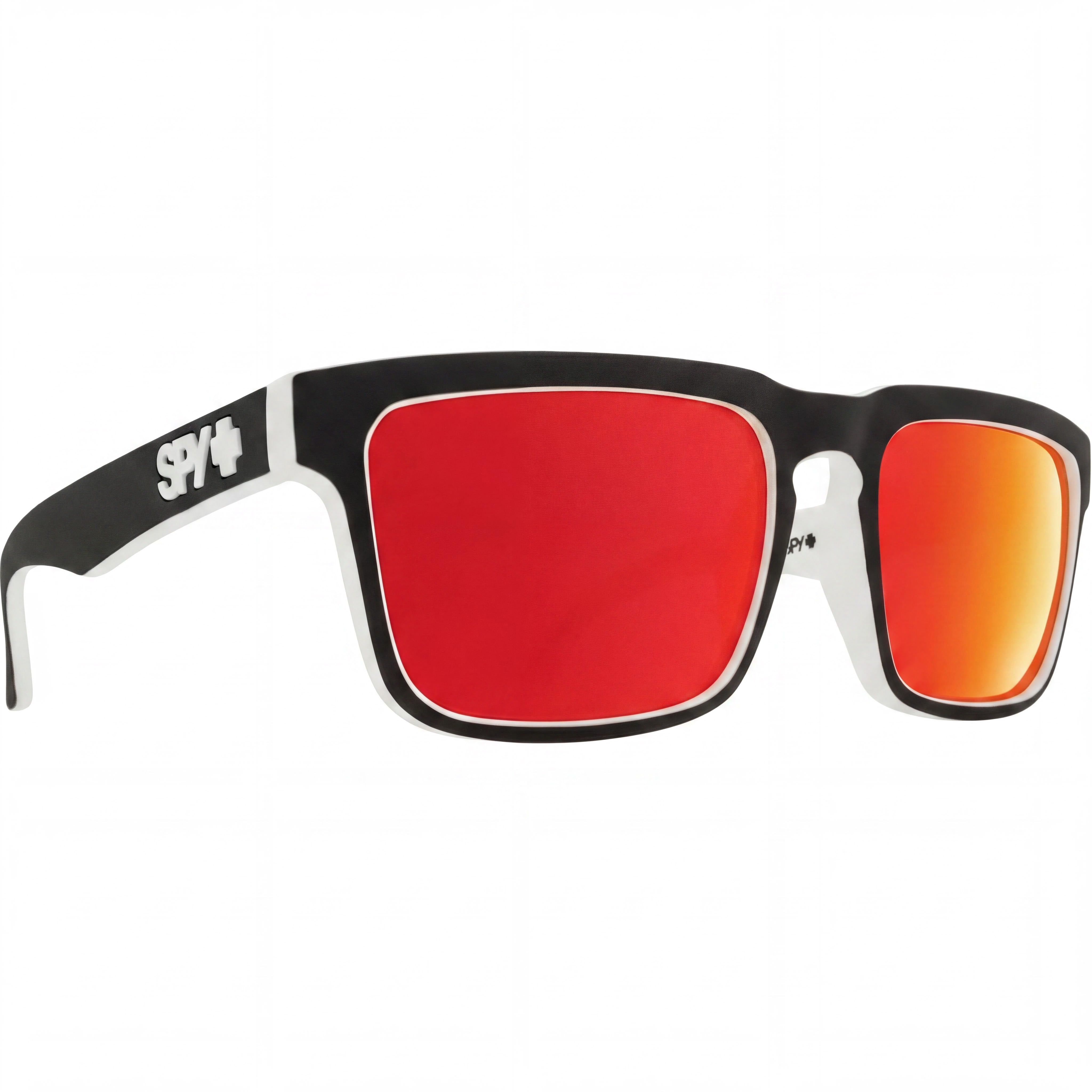 Spy Modern Women's Sunglasses, Whitewall Plastic, Happy Gray Green with Red Spectra Mirror Polycarbonate Lenses, 100% UV, 57mm, Photo 1