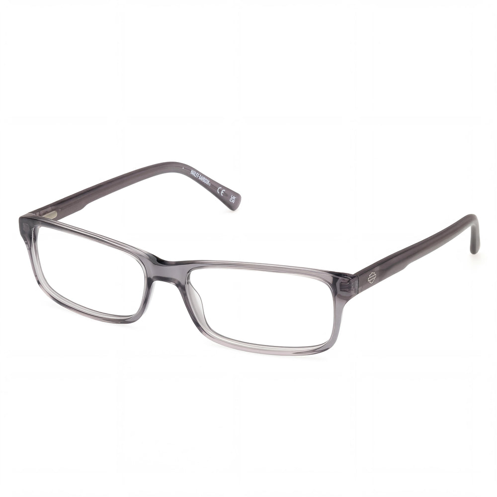 Gafas profesionales Harley-Davidson unisex, montura de plástico gris mate, ancho de lente 60 mm, ancho de puente 17 mm, longitud de patilla 145 mm