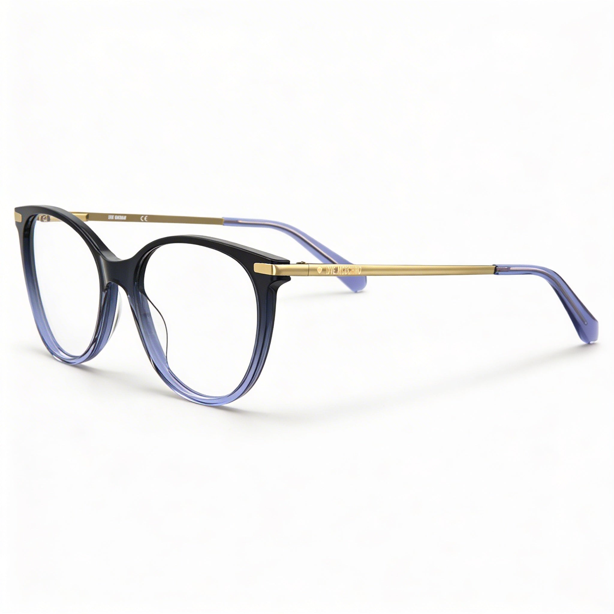 Love Moschino Mol570 Women's Plastic Frame Black Lilac 52mm, Photo 1