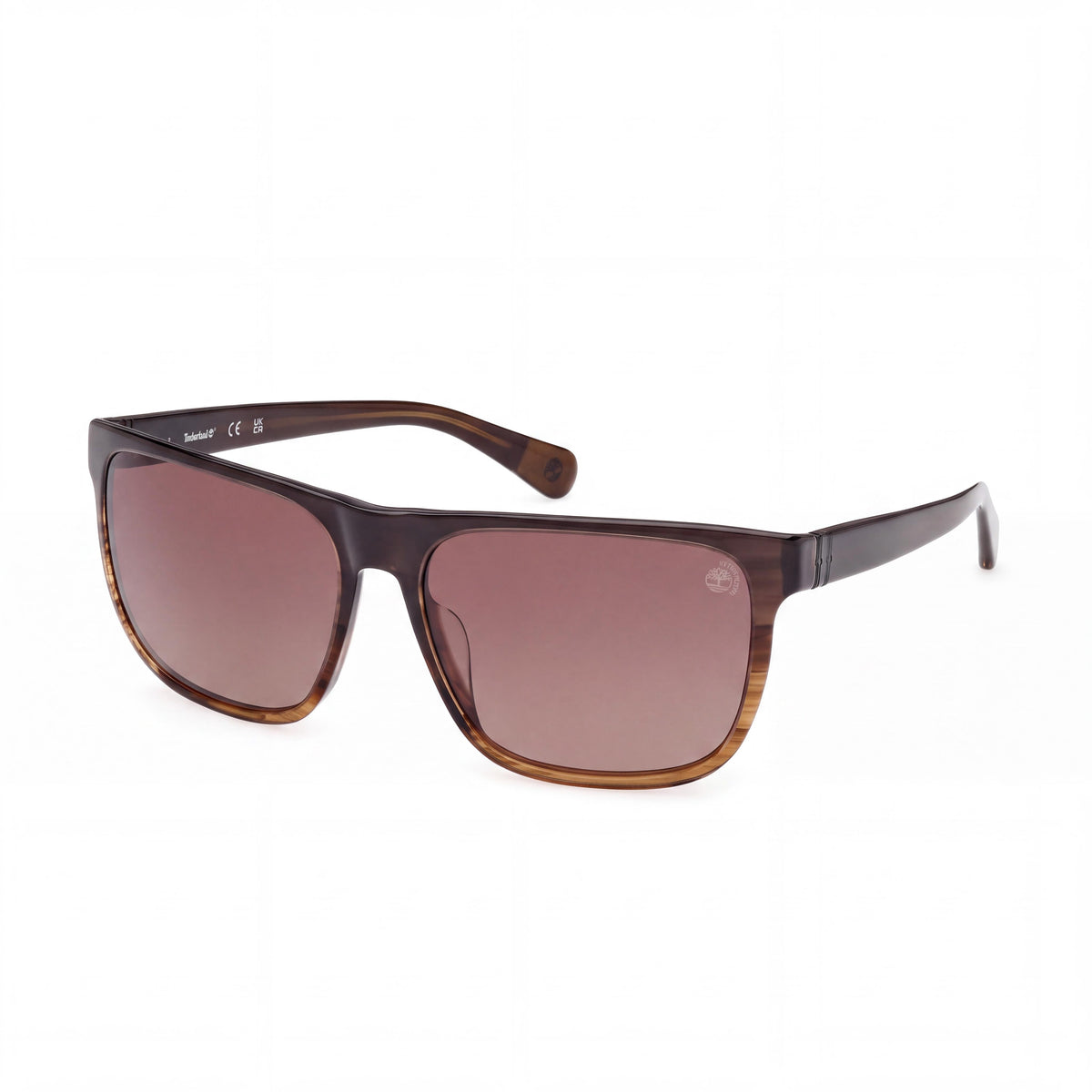 Timberland Tb00054-h Unisex Plastic Light Brown Gradient Frame with Brown Polycarbonate Lenses 65-17-150, Photo 1