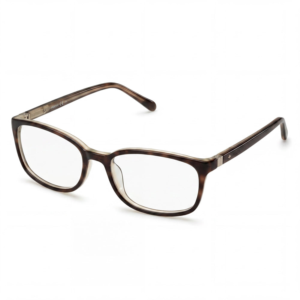 Gafas de sol Fossil Modern Havana para mujer con montura de acetato y lentes de policarbonato, lentes de 52 mm, puente de 17 mm y patillas de 135 mm.