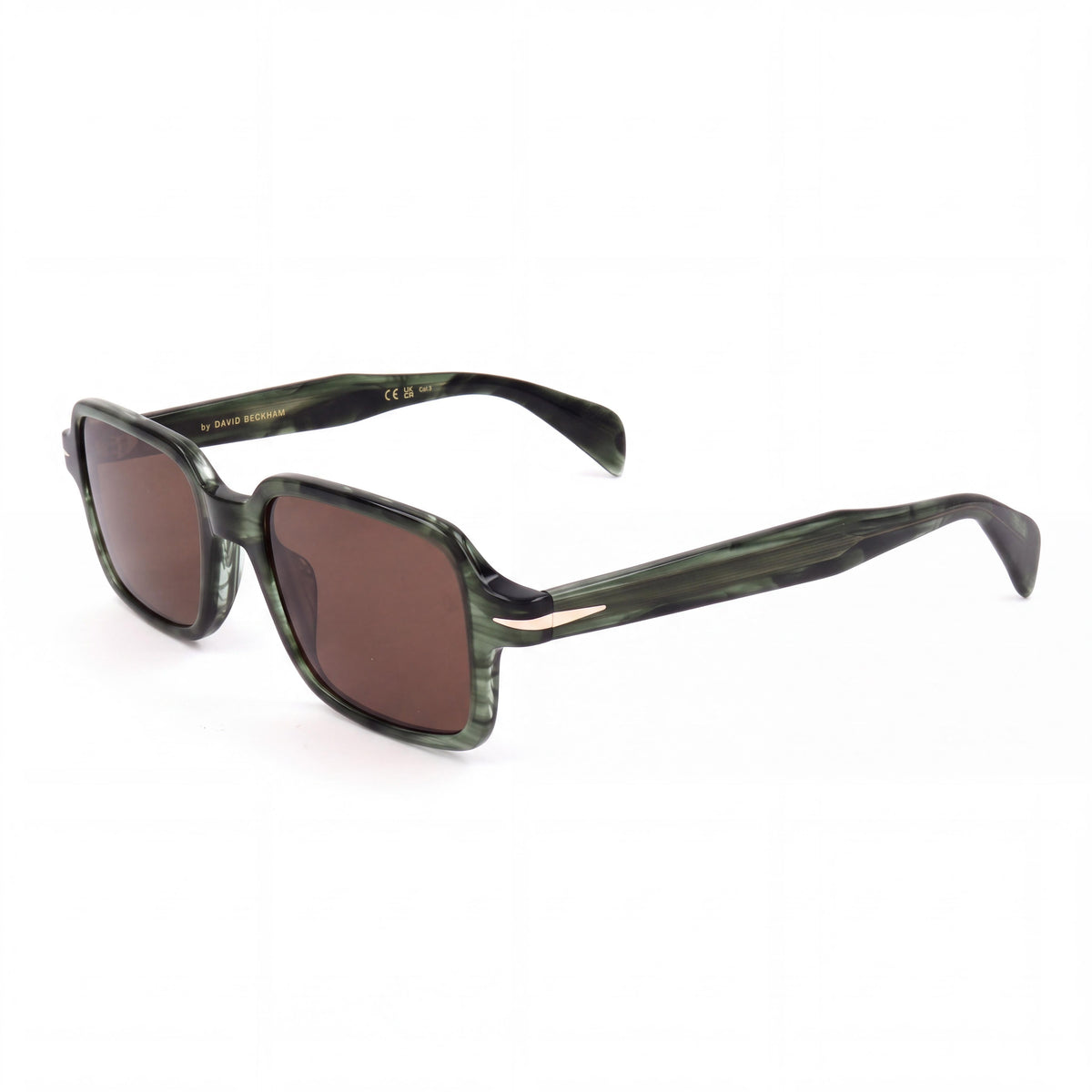 Gafas Beckham Modern DB 1179/S para mujer, color verde tipo cuerno, puente de 19 mm, longitud de varilla de 140 mm, Photo 1