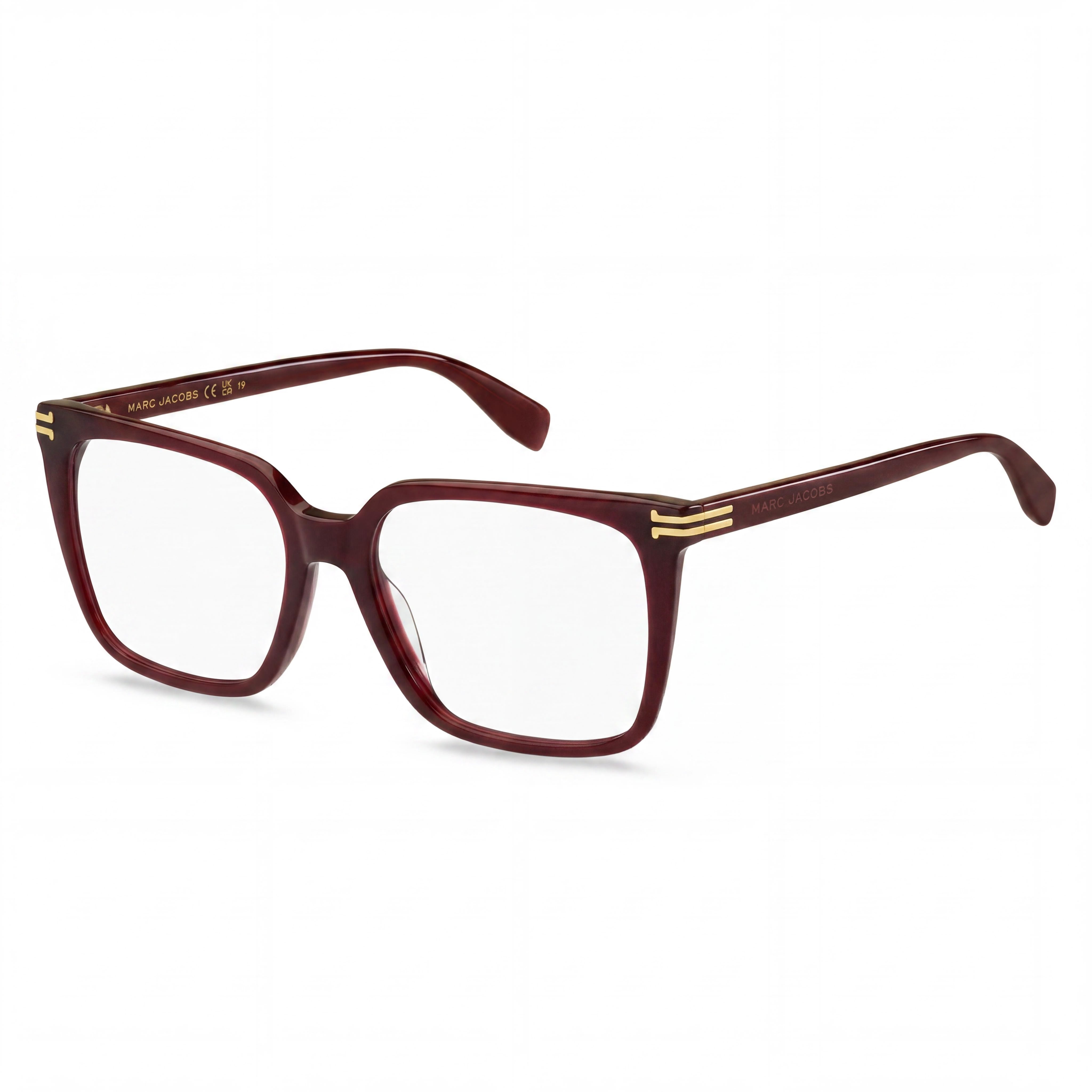 Marc Jacobs Classic Women's Plastic Frame Burgundy Polycarbonate Non-Polarized Sunglasses 53-16-140, Photo 1