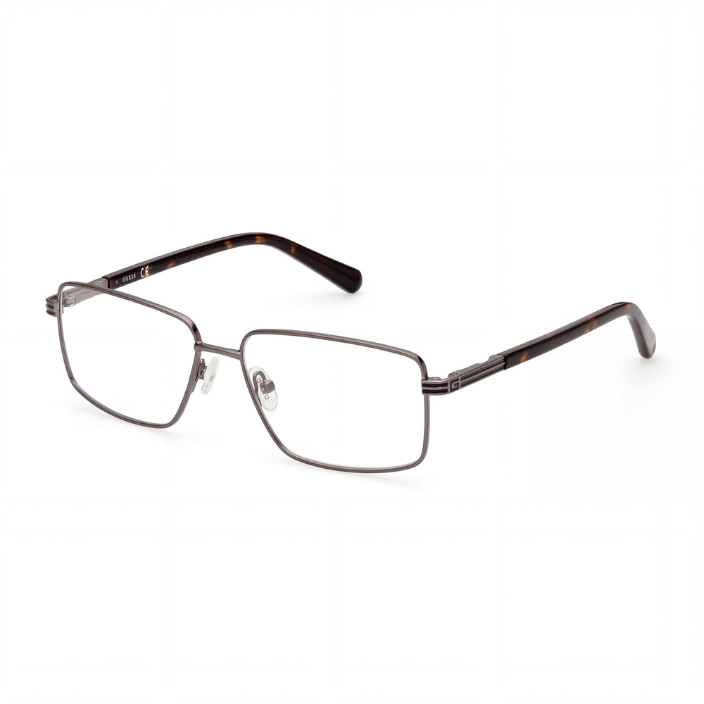 GUESS GU50061 Men's Casual Metal Frame Matte Metallic Non-Polarized Eyeglasses 54mm Lens Width
