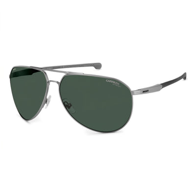 Gafas de sol Carrera Ducati Elegante para hombre, de acero inoxidable, con montura verde rutenio oscuro mate y lentes de rutenio oscuro mate, no polarizadas, de 67 mm