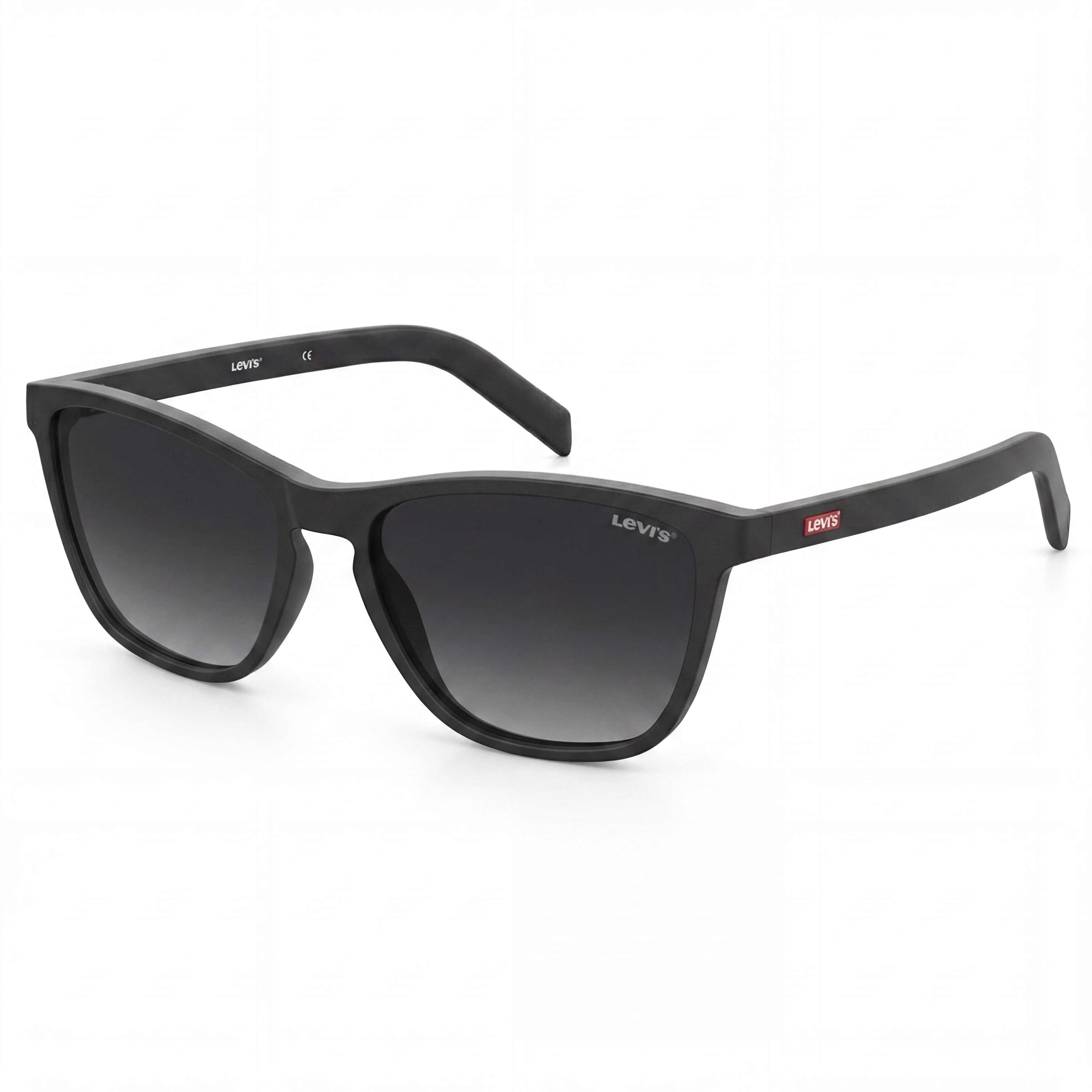 Levi's 205791 Modern Women's Sunglasses with ECO POLYAMIDE Matt Black Frame, UV Protected, 57mm Lens Width, Photo 1