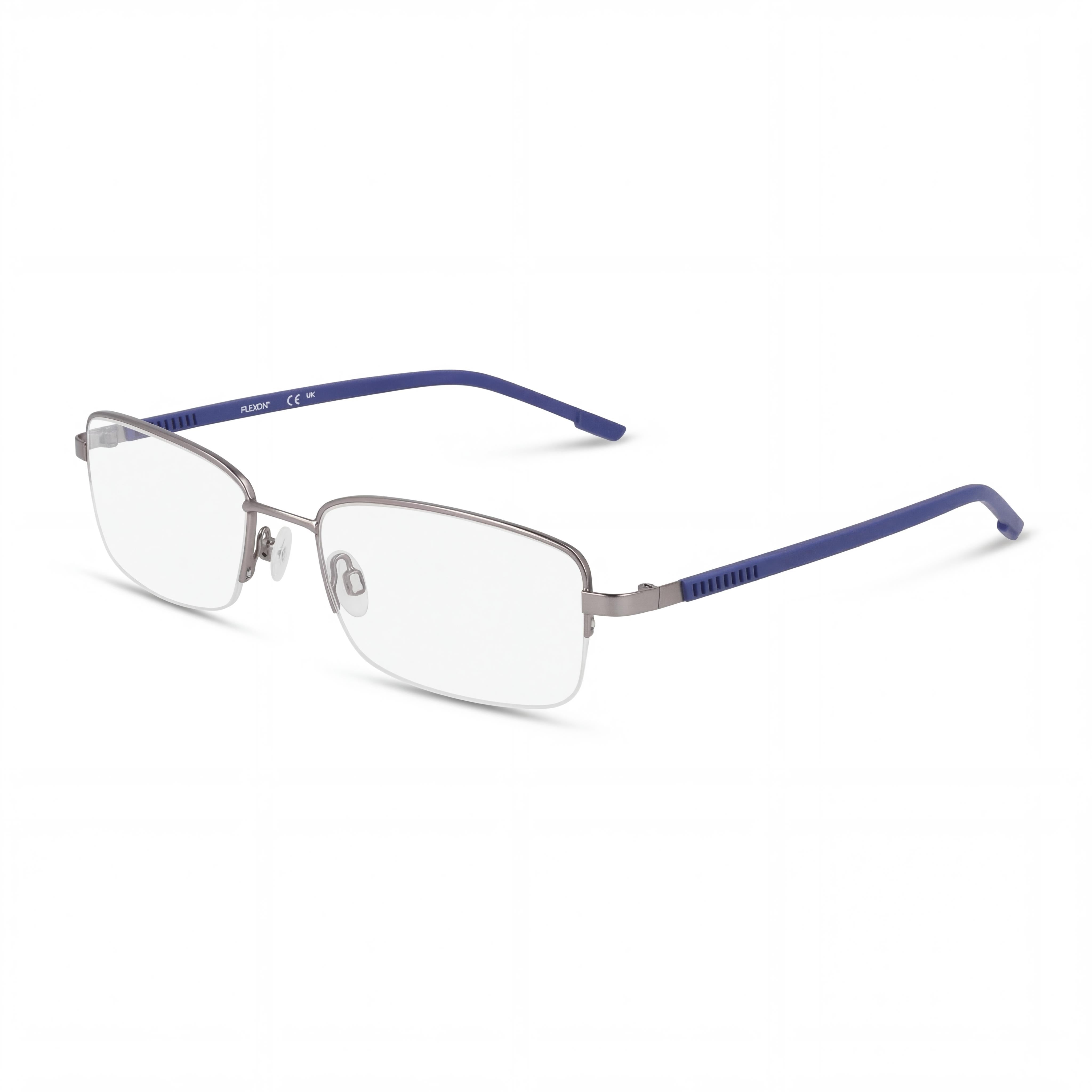 Gafas Flexon H6079 para hombre, montura de acetato satinado color bronce y lentes de policarbonato, 52-19-145, Photo 1