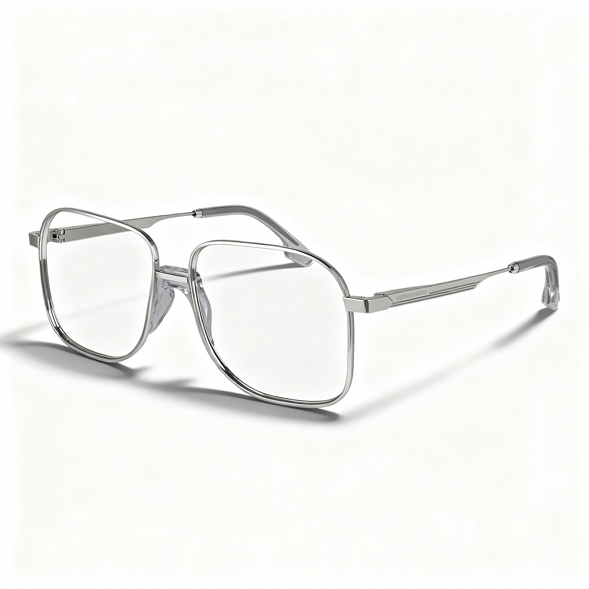 Victoria Beckham Modern Women's Silver Metal Frame Glasses with Non-polarised Polycarbonate Lenses 56mm