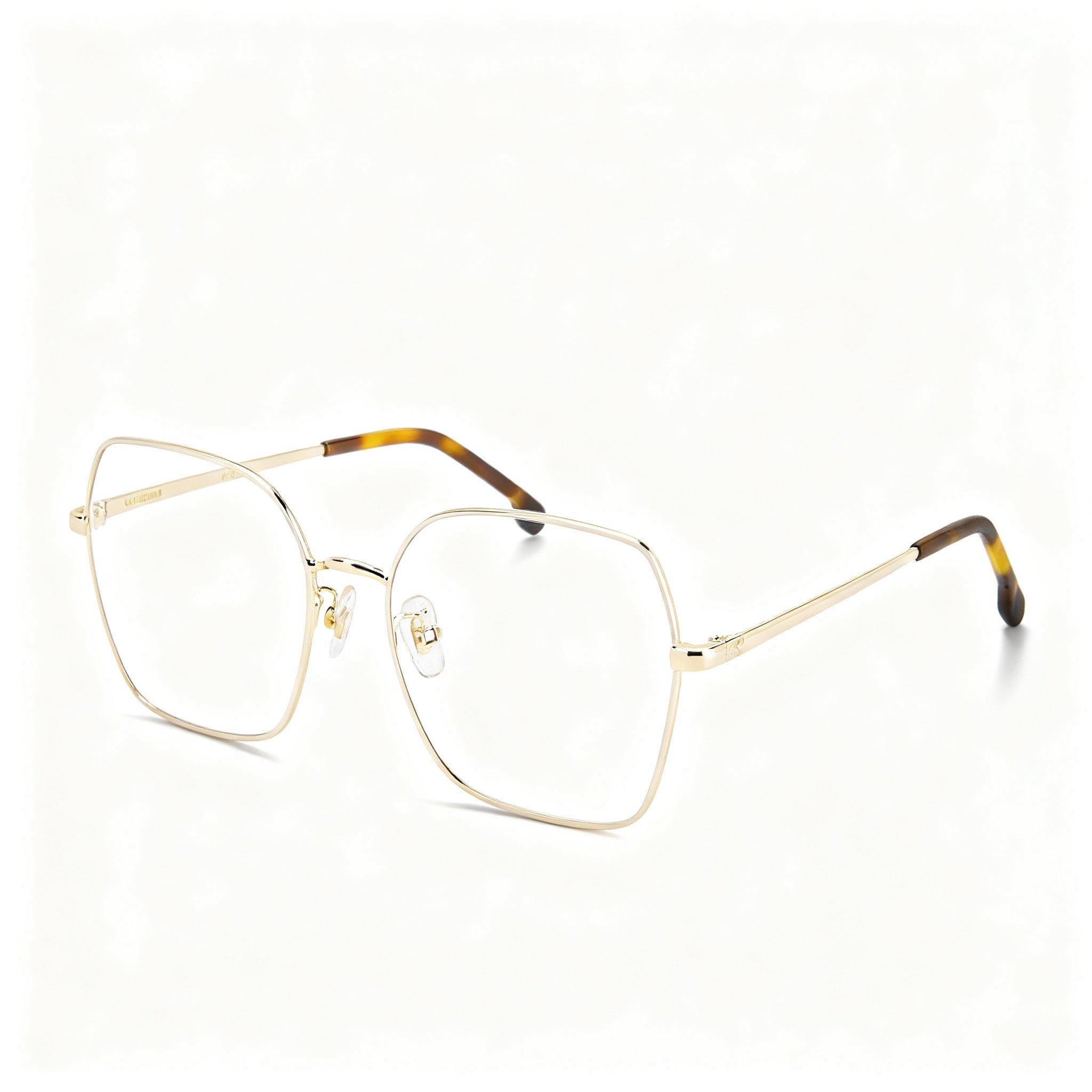 Carrera 3035 Gold Ivory Stainless Steel Optical Frame for Women, Lens 53mm, Bridge 140mm, Temple 18mm