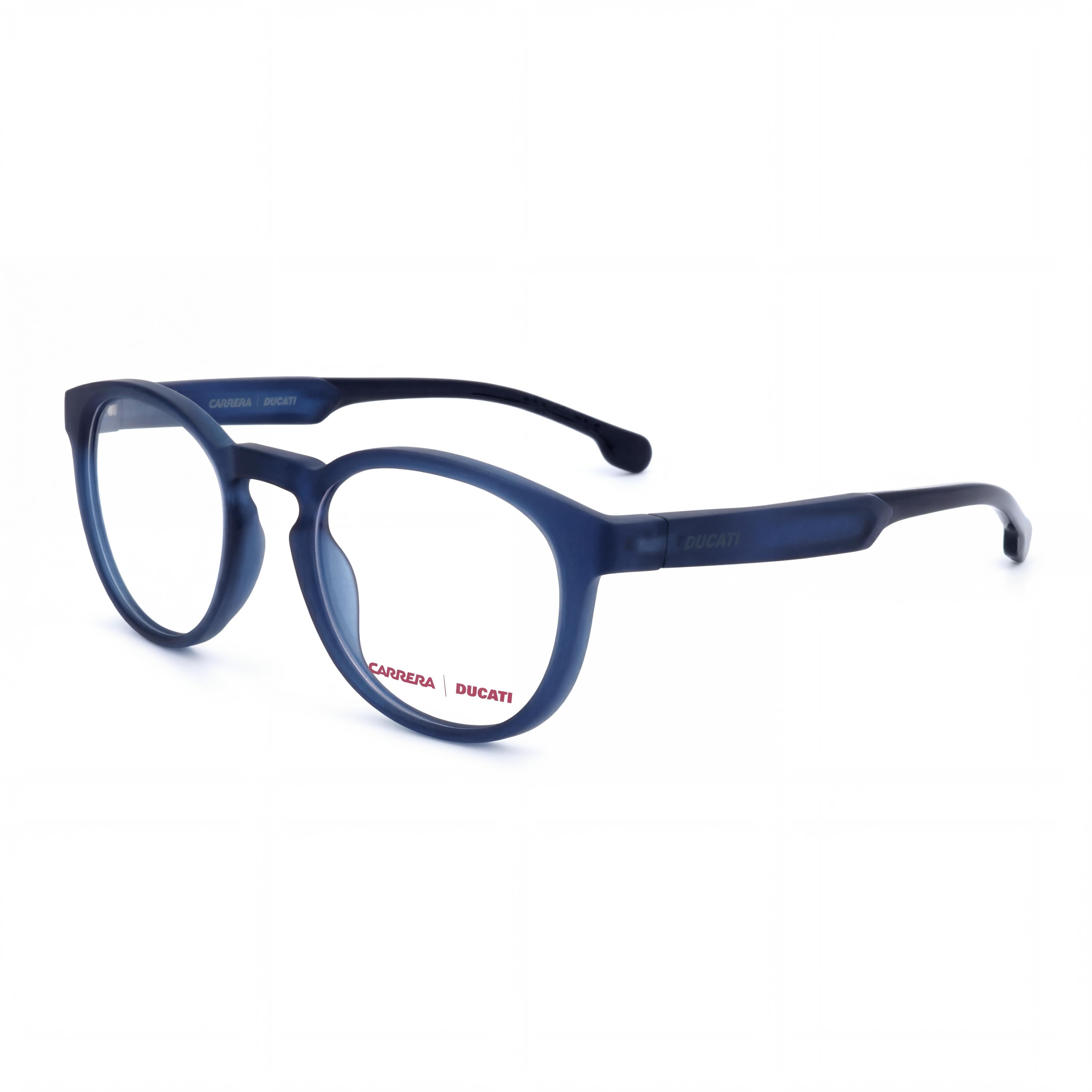 Carrera Ducati CARDUC 019 Male Matte Blue Black Injected Propionate Round Pantos Eyewear Frame 50mm, Photo 1