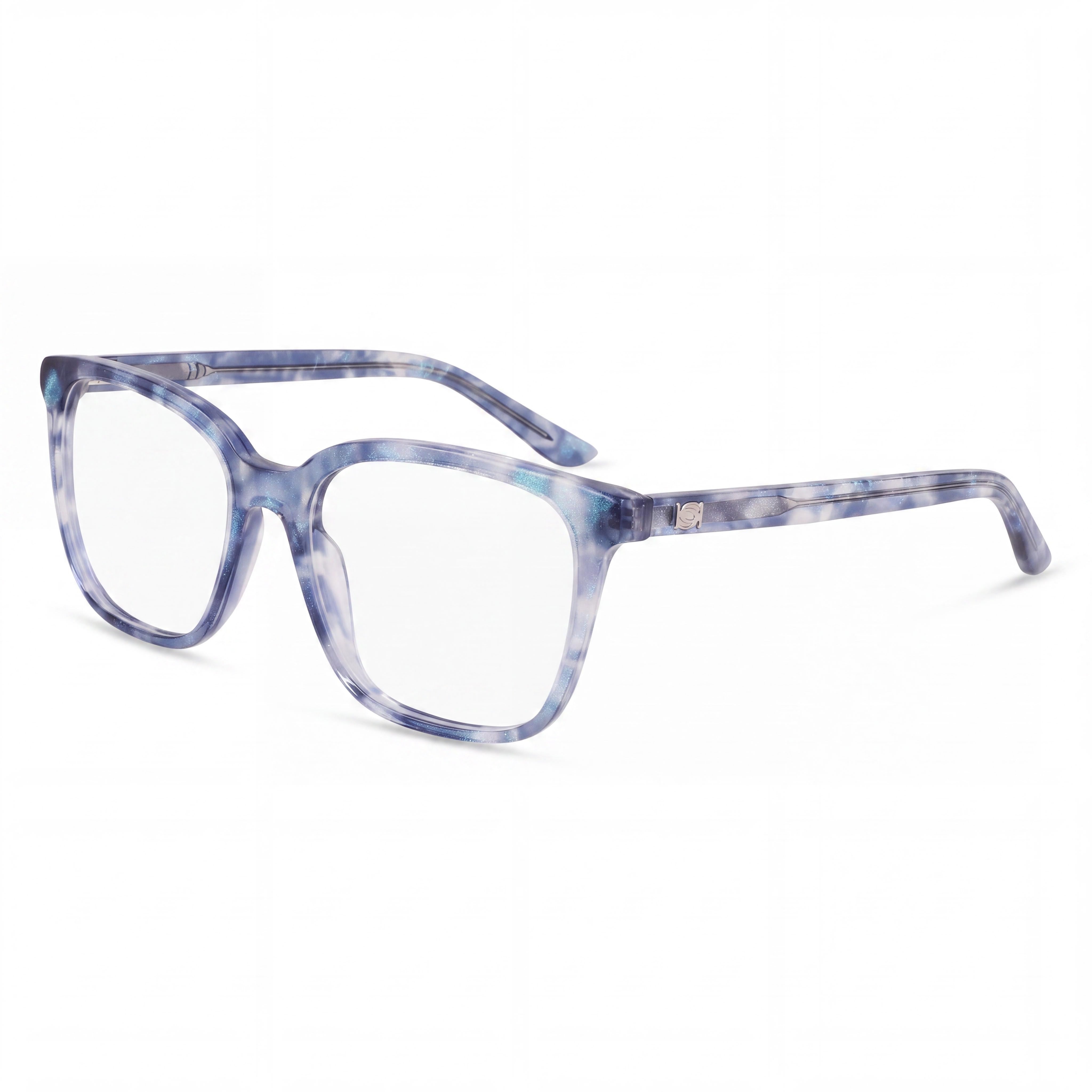 Gafas Bebe Bb5217 Unisex Cuadradas de Acetato de Montura Completa en Teal Shimmer, Lente 52mm, Puente 17mm, Patilla 140mm, Photo 1