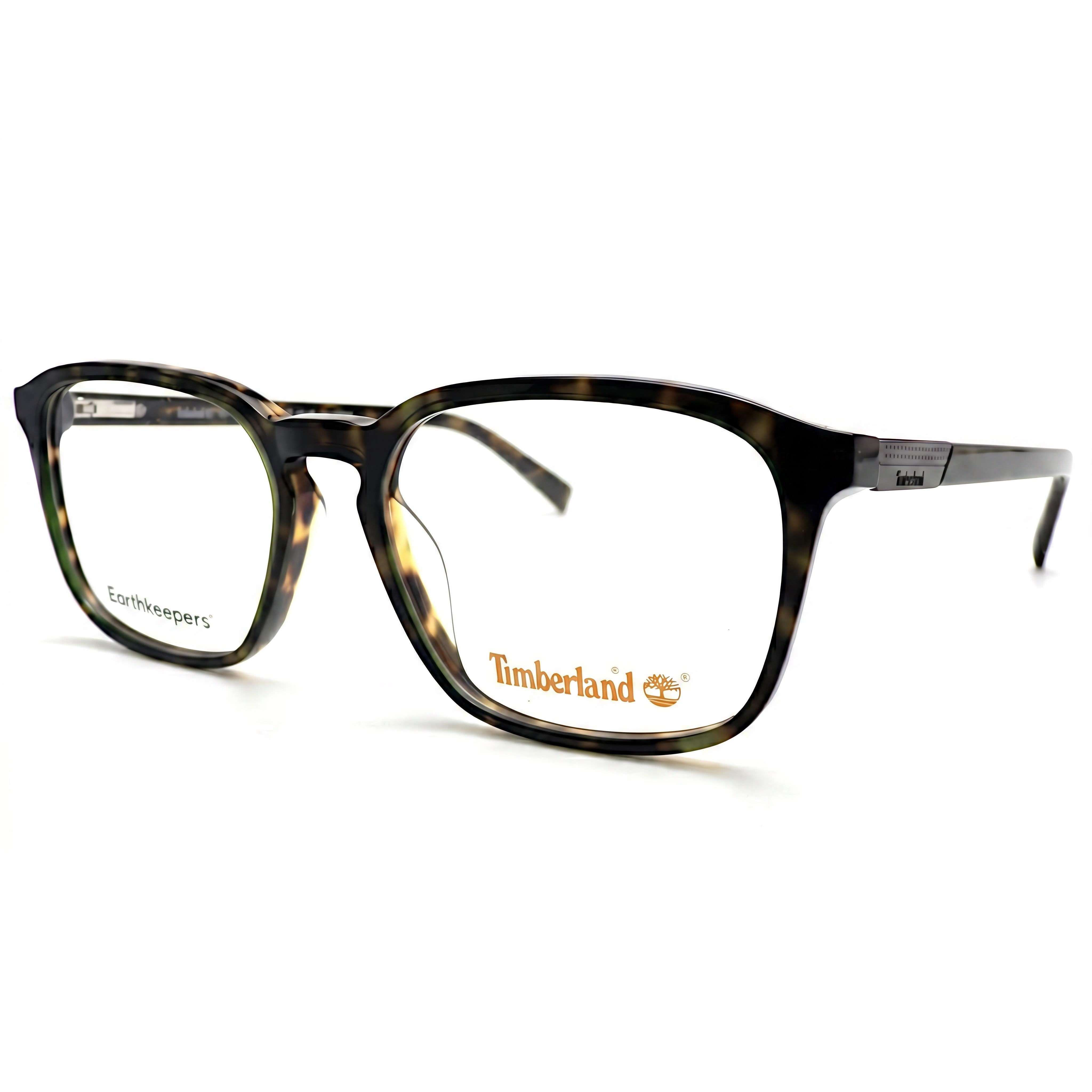 Gafas Timberland informales con filtro de luz azul para hombre, montura de plástico verde oscuro, lentes transparentes no polarizadas, 53 mm, Photo 1