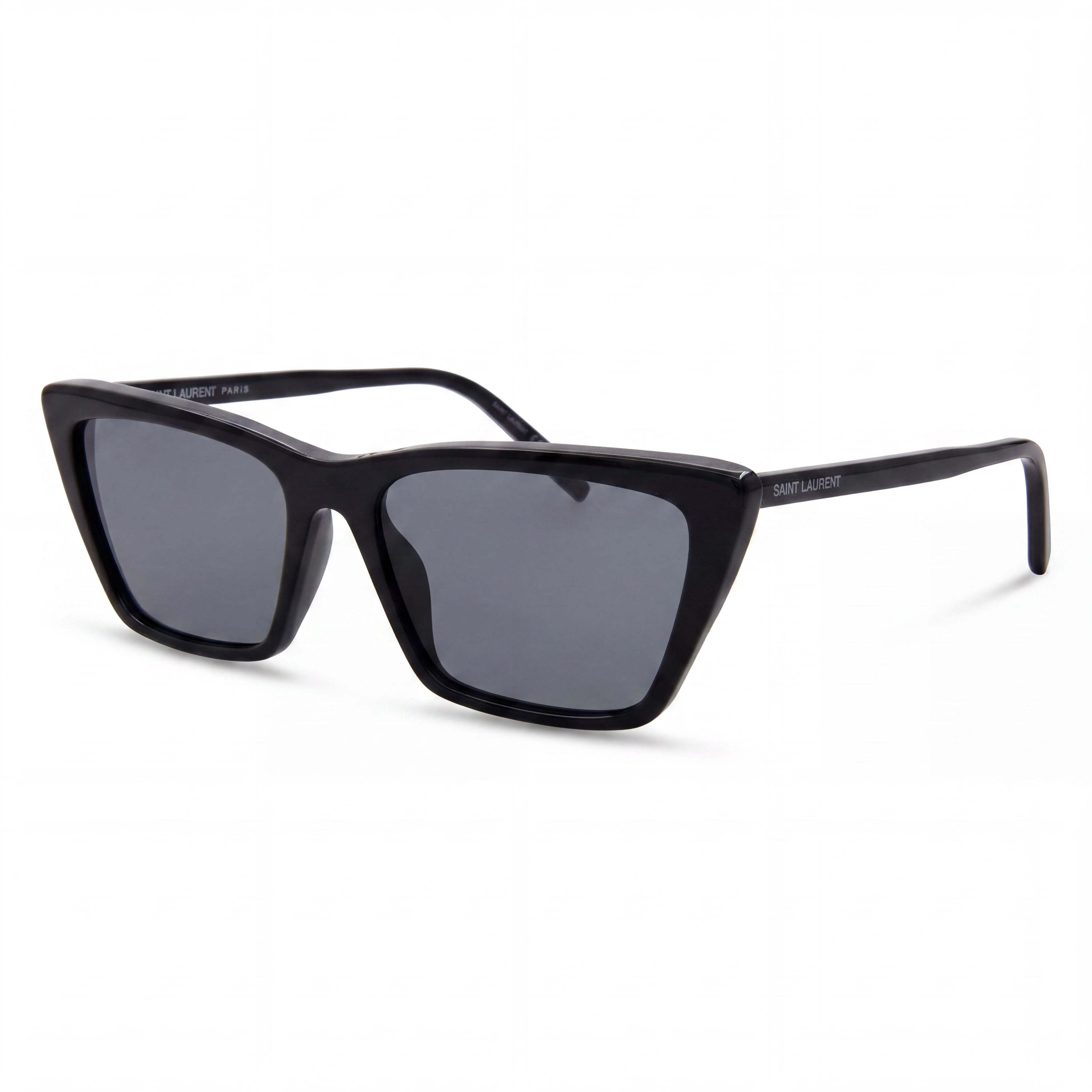 Yves Saint Laurent Minimalist Classic Women’s Black Plastic Non-polarized Sunglasses 54mm, Photo 1