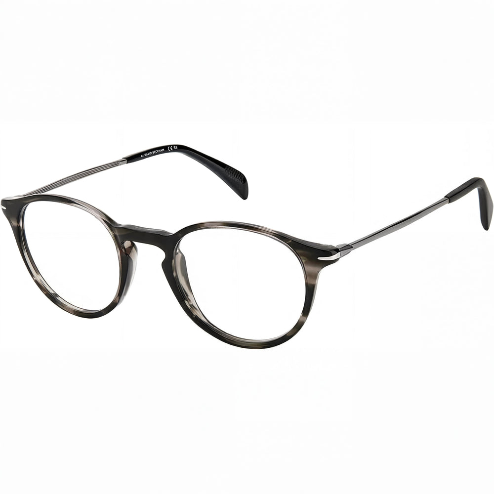 David Beckham Db 1049 Unisex Grey Horn Plastic Eyeglasses 48mm
