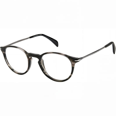 Gafas de sol unisex David Beckham DB 1049 de plástico con montura de cuerno gris de 48 mm