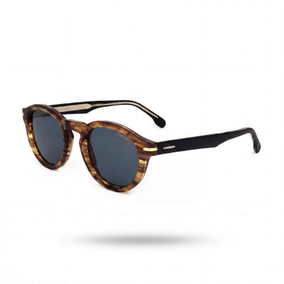 Carrera Modern Women's Brown Horn Acetate Pantos Frame Non-Polarized UV Protection Sunglasses 48mm