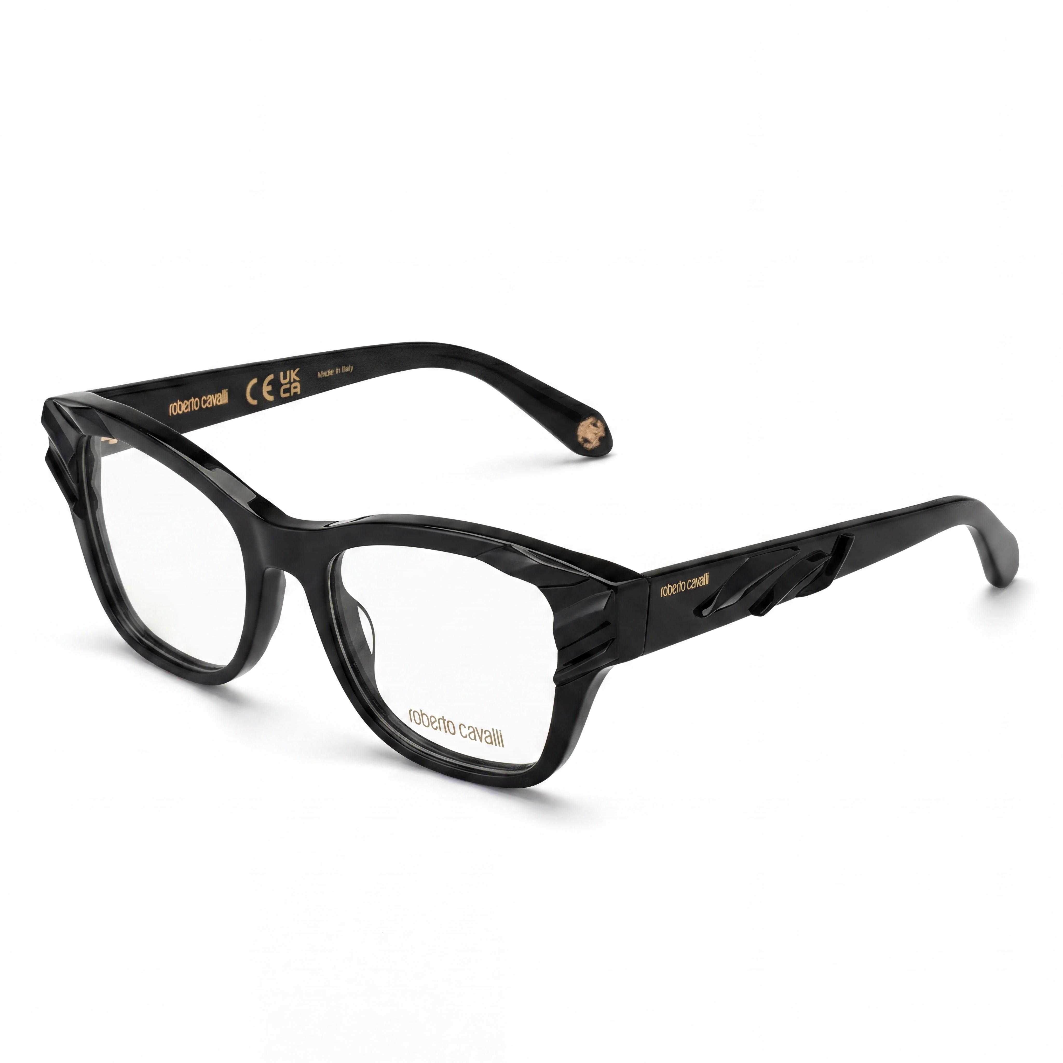 ROBERTO CAVALLI Unisex Reading View Glasses, featuring a Multicolored Frame and White Glass Lenses, Photo 1