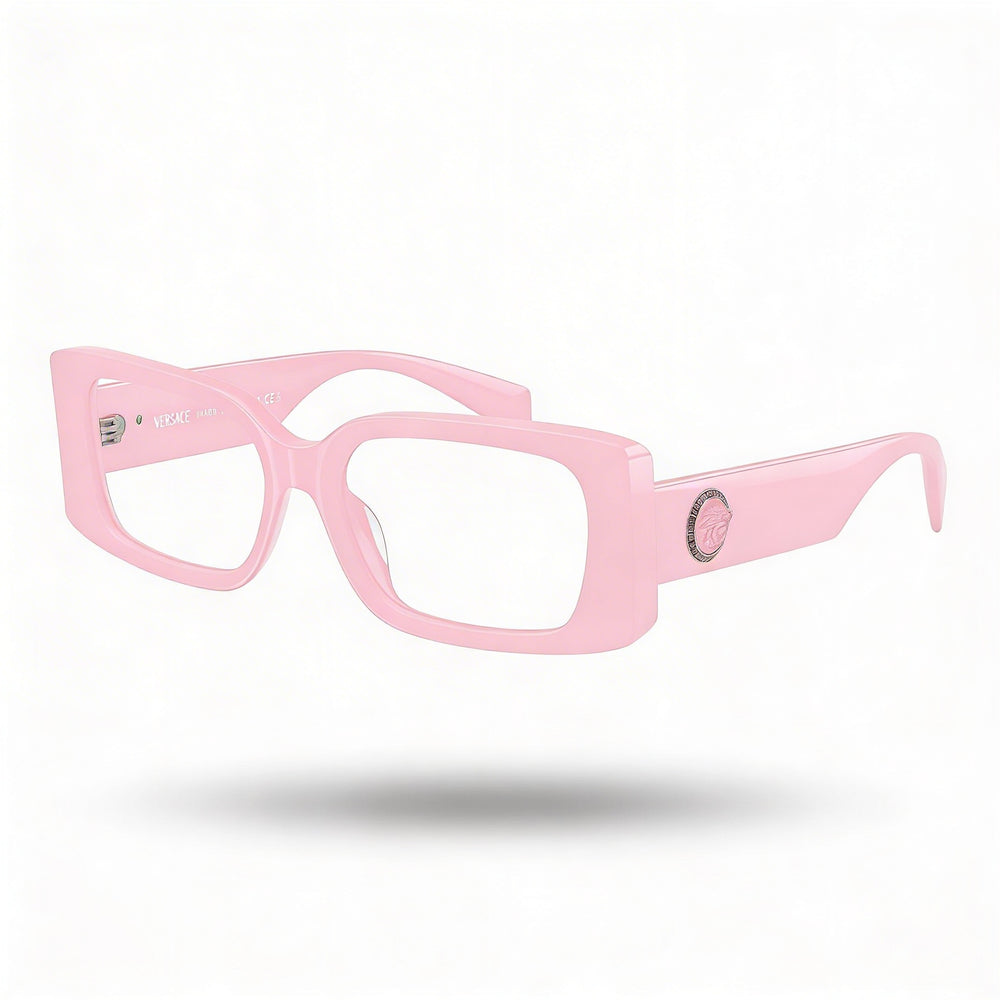 Versace Ve 3362u Women's Pink Acetate Frame Sunglasses 51mm Lens Width 17mm Bridge 140mm Temple