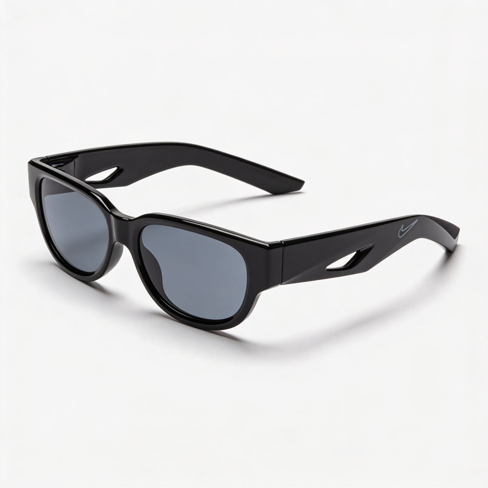 Gafas de sol Nike Variant II EV24014 para hombre, sin polarizar, con montura inyectada en negro y gris, 54 mm