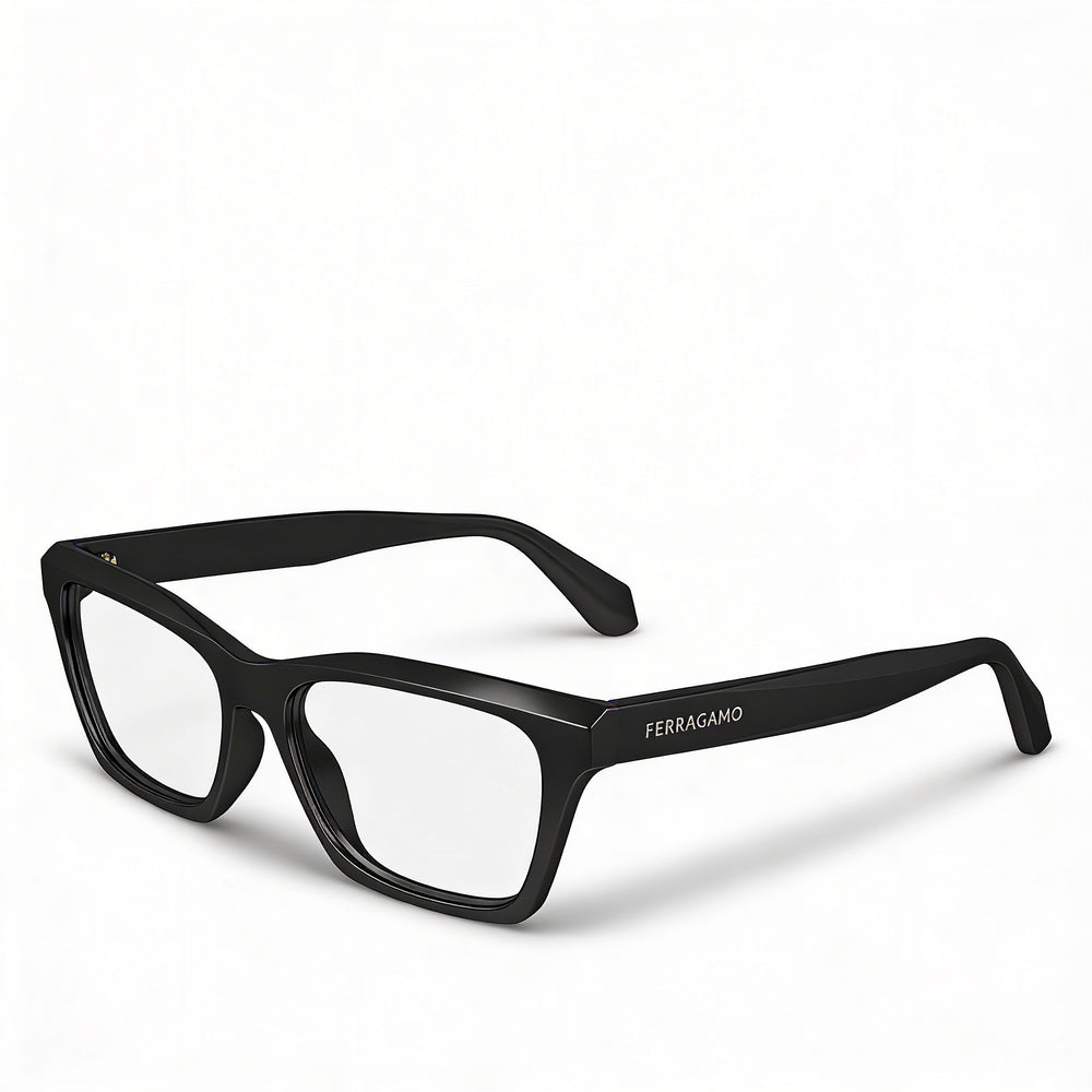 Salvatore Ferragamo Sf2986 Men's Black Acetate Sunglasses with Black Lenses 53mm