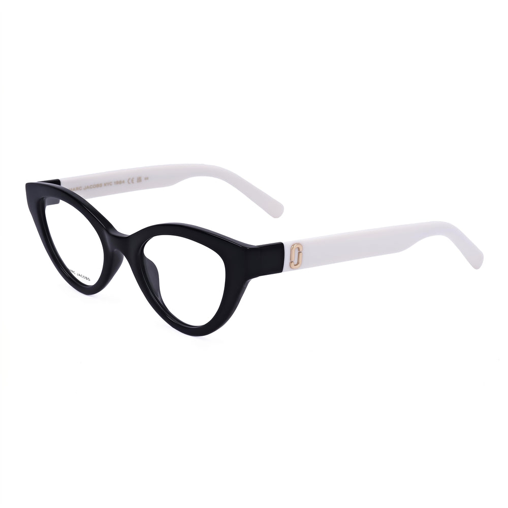 Gafas de sol Marc Jacobs Modern para mujer, de acetato, color negro y blanco, 49 mm