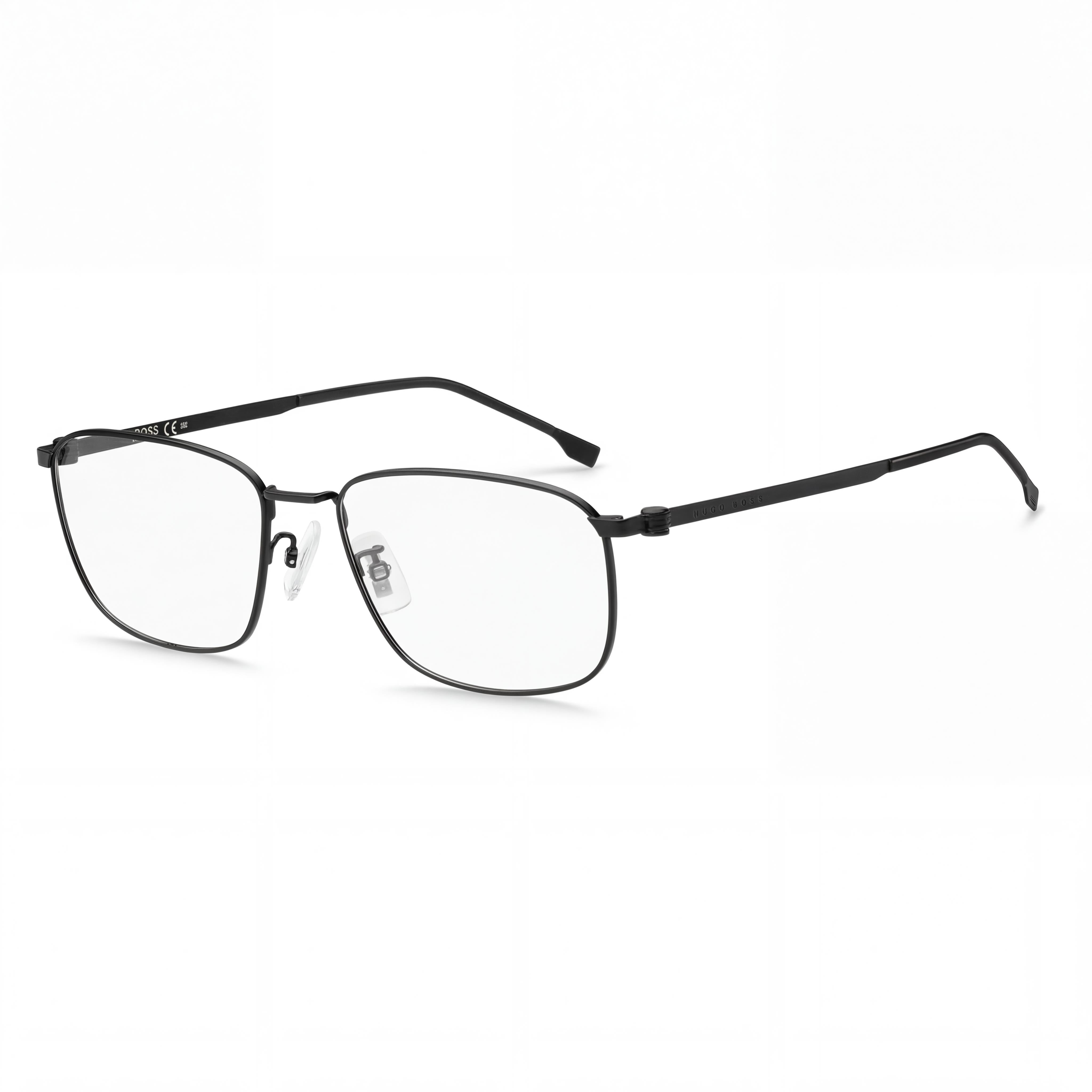 Hugo Boss Audio Systems Boss 1362/F Unisex Stainless Steel Matt Black Non- Lenses Optical Frames 56mm, Photo 1