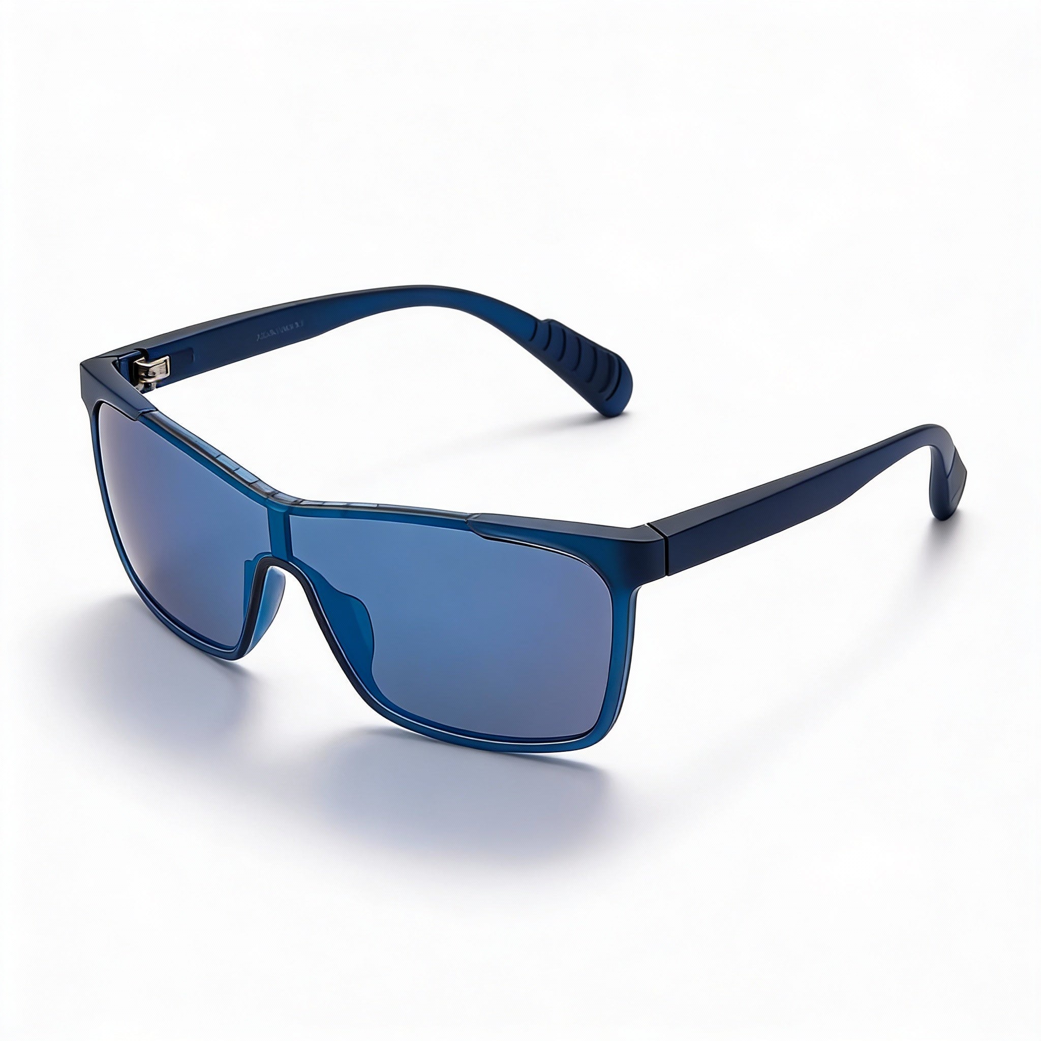 Adidas Classic Men's Blue Frame Mirror Blue Lens Sports Anti-Fog Non-Polarized UV Protection Sunglasses, Photo 1
