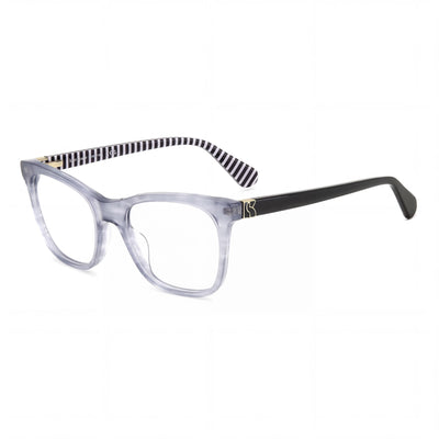 kate spade new york Temperance Gafas Ópticas Rectangulares Clásicas de Acetato para Mujer Cuerno Gris 49-18-140