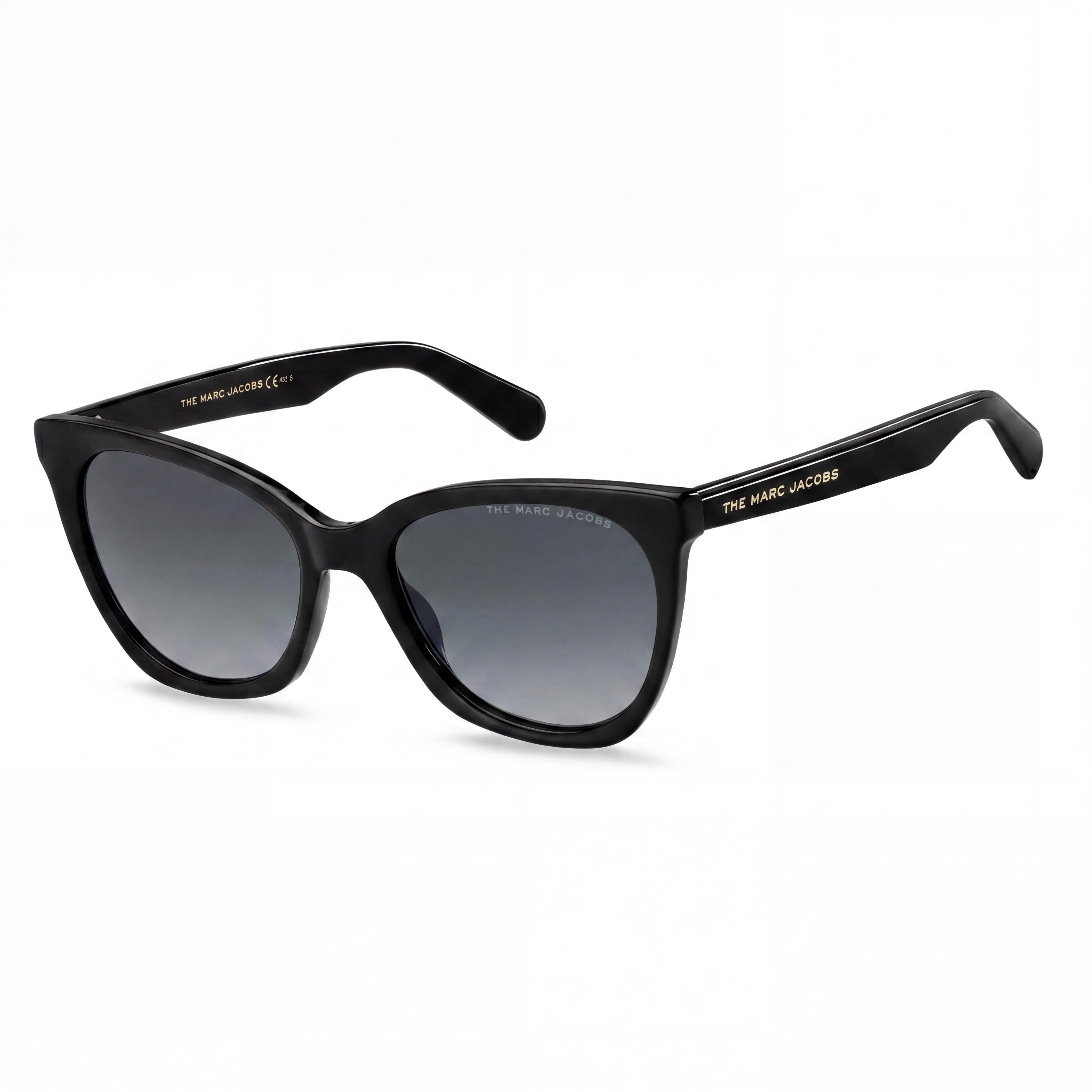 Marc Jacobs MARC 500/S Women's Black Acetate Butterfly Non-Polarized Dark Grey Shaded Sunglasses 54mm, Photo 1
