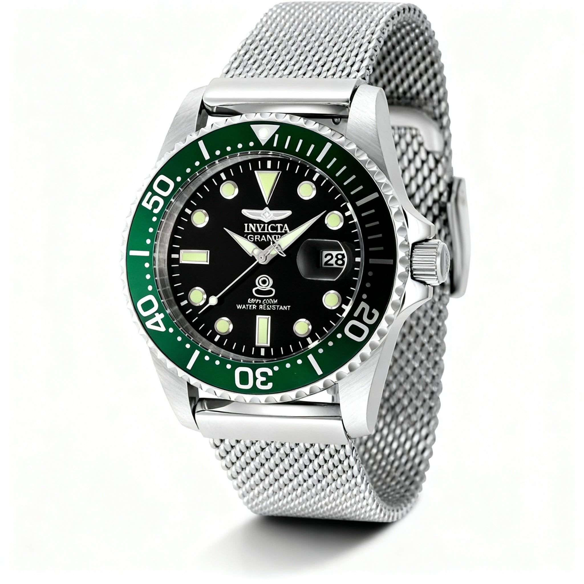 Reloj Invicta Pro Diver Classic unisex de acero inoxidable, esfera azul de 42 mm, cuarzo, resistente al agua hasta 20 bares, con números arábigos., Photo 1