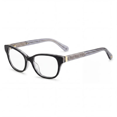 kate spade new york Gafas de Sol Modernas para Mujer con Montura de Plástico y Lentes de Policarbonato en Negro 50mm