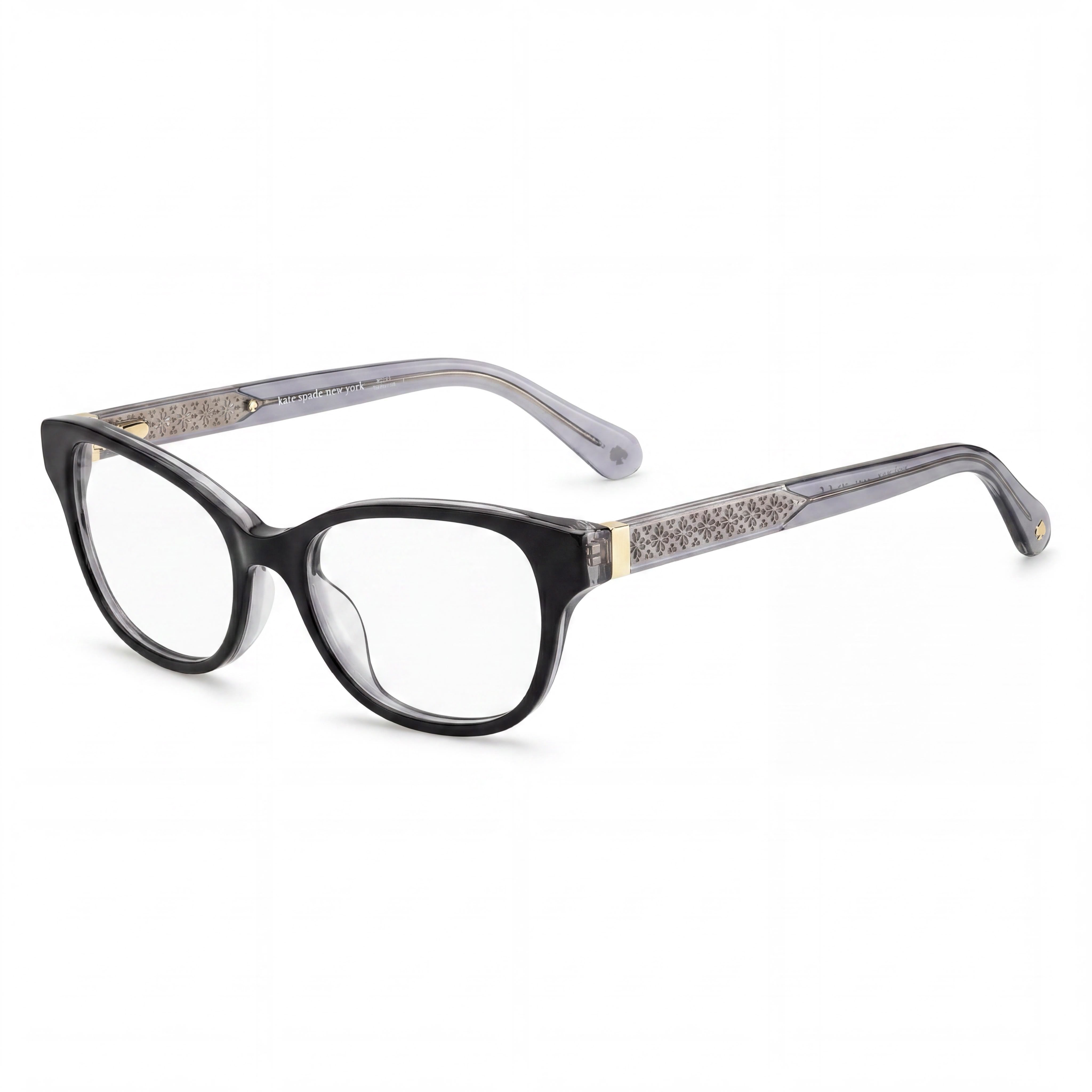 kate spade new york Gafas de Sol Modernas para Mujer con Montura de Plástico y Lentes de Policarbonato en Negro 50mm, Photo 1
