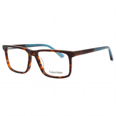 Gafas unisex Calvin Klein CK22544 con lentes, montura metálica, color carey, talla 55 mm