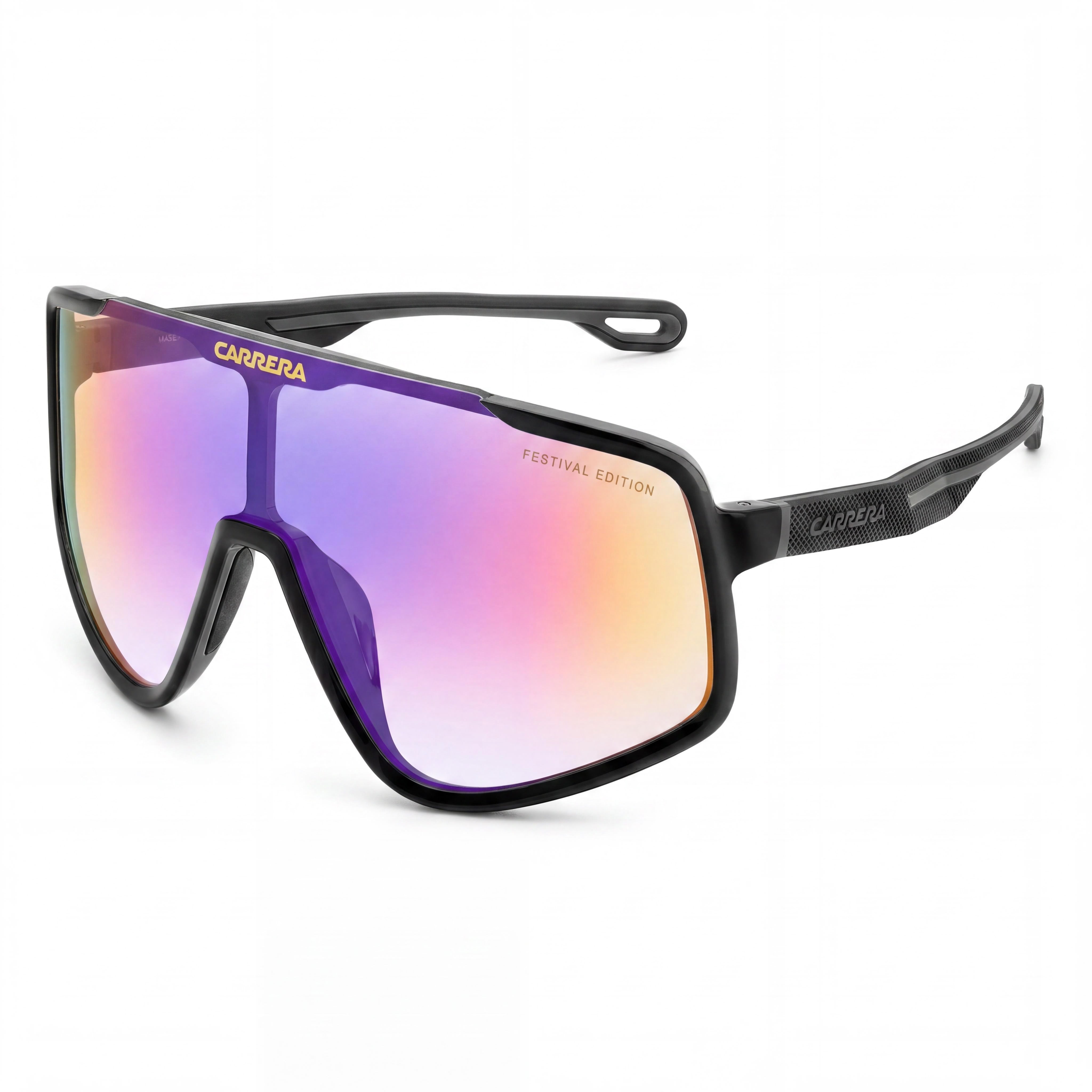 Gafas de sol Carrera 4017/S para mujer, armazón de plástico violeta multicapa negro, no polarizadas, protección UV, 99 mm, Photo 1