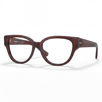 Gafas ópticas unisex Burberry Classic, lujosas, con montura roja 0BE2421, auténticas, con lentes de 51 mm de ancho.