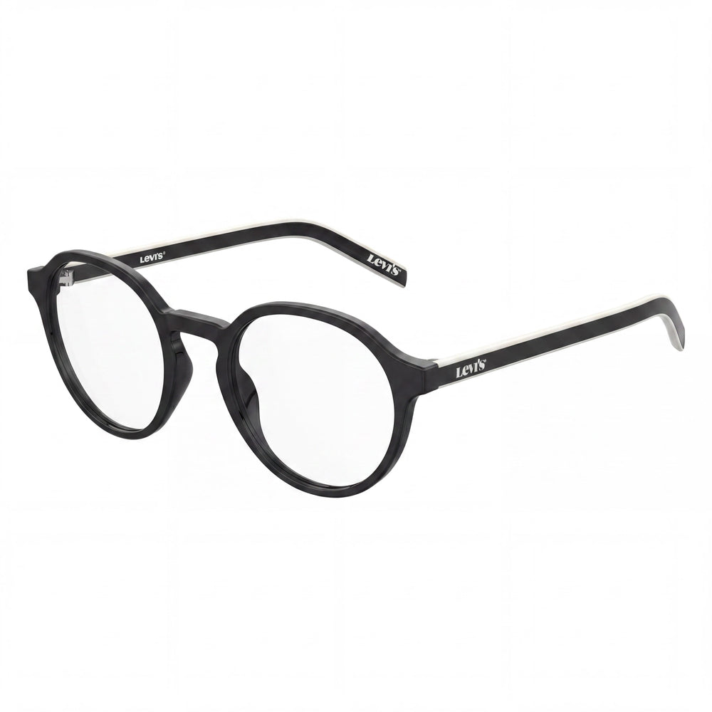 Levi's LEVI-S PANTHOS Men's Optical Frames, Black ECO PMMA with Polycarbonate Lenses, Size 44-21-145mm