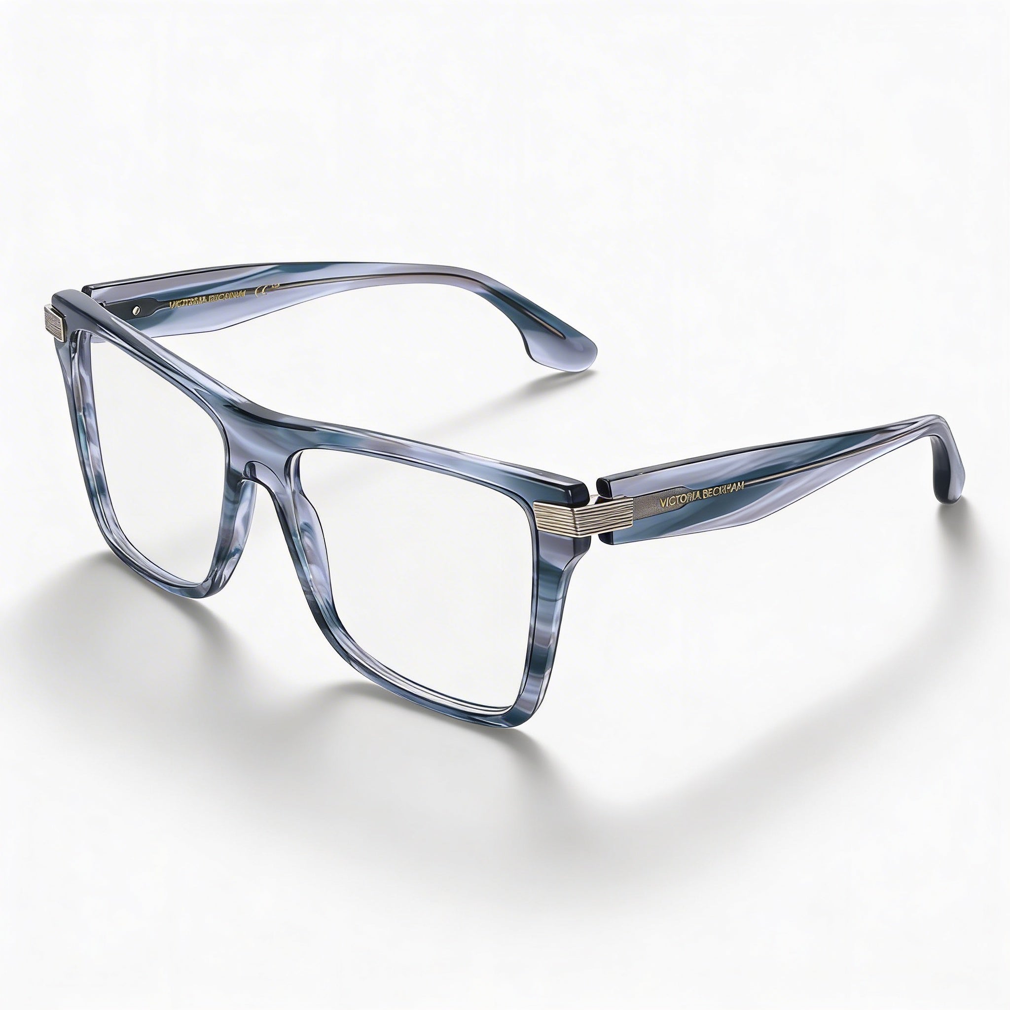 Victoria Beckham Vb2677 Women's Eyeglasses in Grey Horn, Lens Width 53mm, Bridge 15mm, Temple Length 140mm, Photo 1