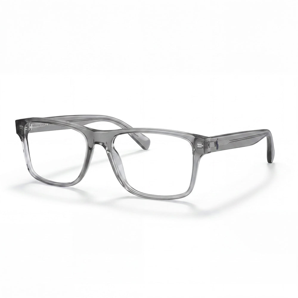 POLO RALPH LAUREN Ph2223 Men's Transparent Grey Plastic Eyeglass Frames 58mm