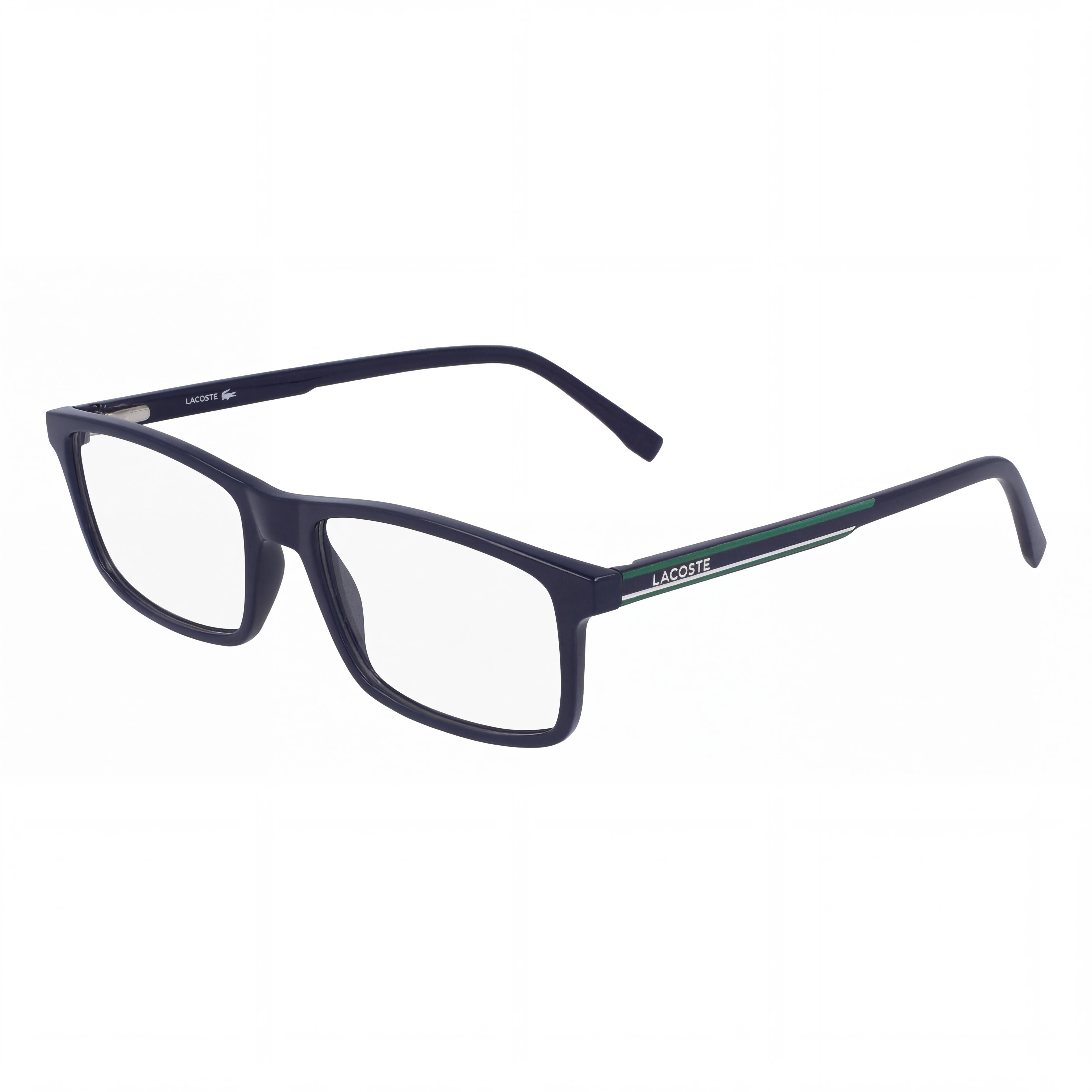 Lacoste Casual Unisex Blue Eyeglasses with Plastic Lenses, Lens Width 54mm, Bridge 17mm, Temple 145mm, Photo 1