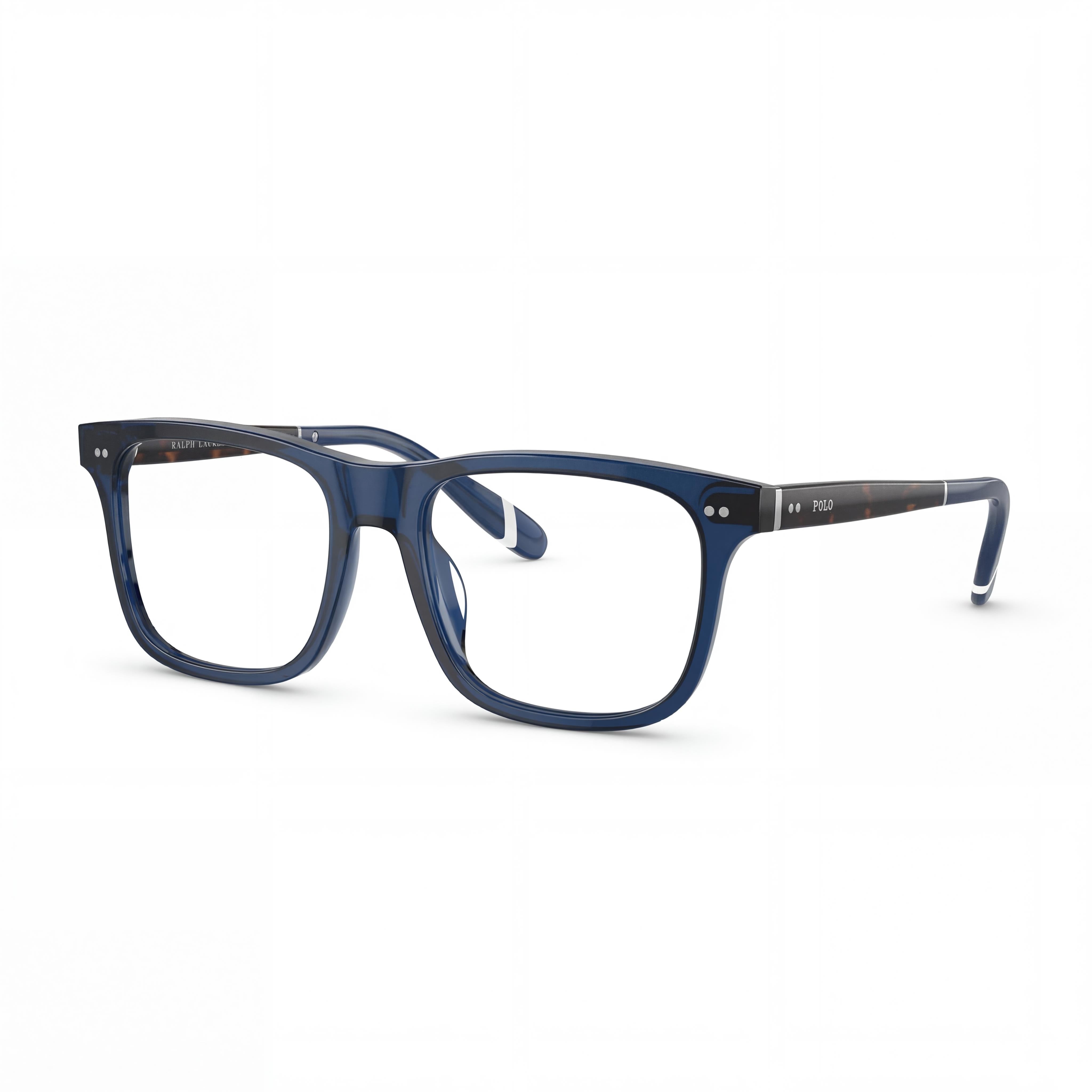 POLO RALPH LAUREN Ph2270u Universal Fit Women's Shiny Transparent Blue Acetate Prescription Eyeglasses 56mm, Photo 1