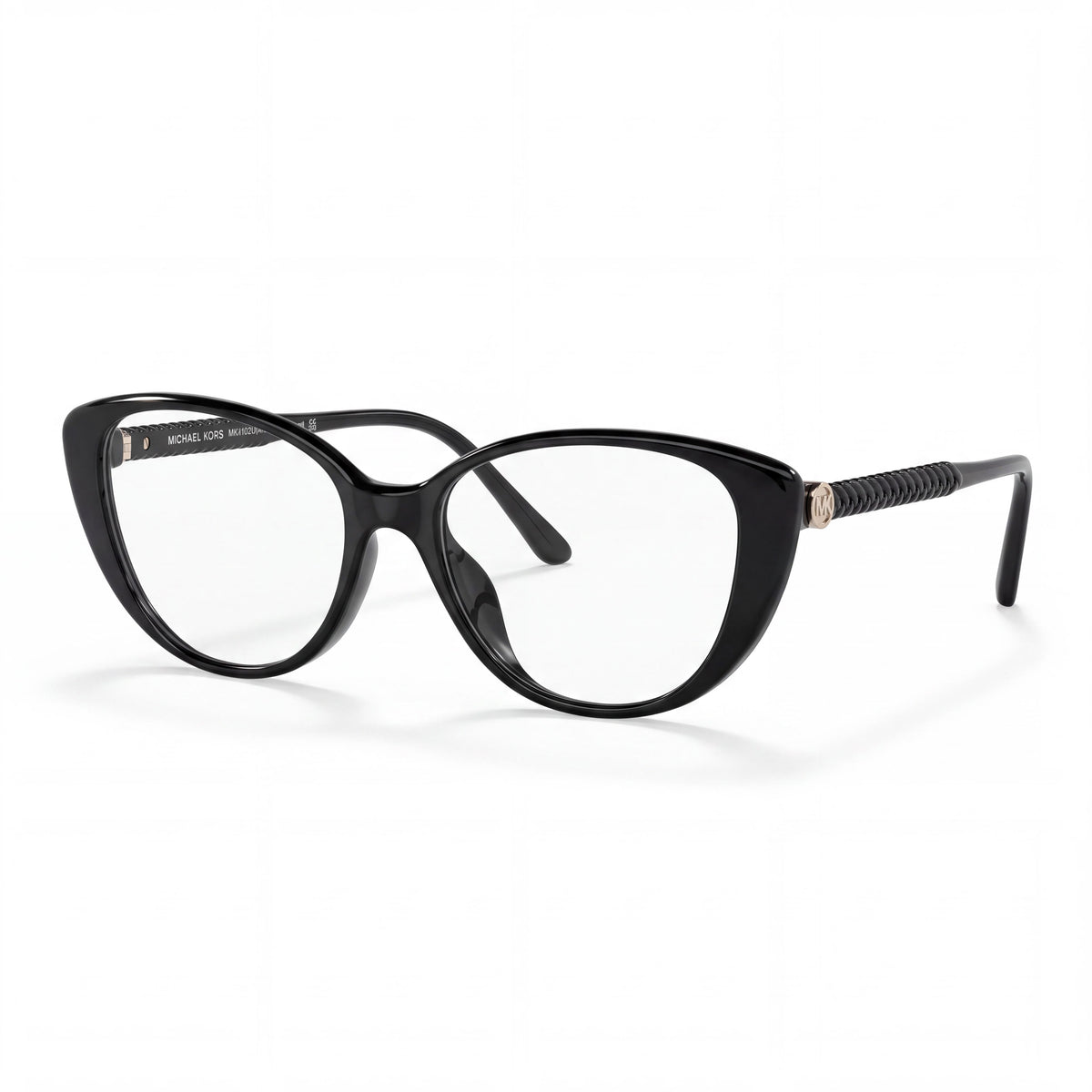Michael Kors AMAGANSETT 4102U Women's Butterfly Black Injected Plastic Frame Clear Lens Eyeglasses 53mm, Photo 1