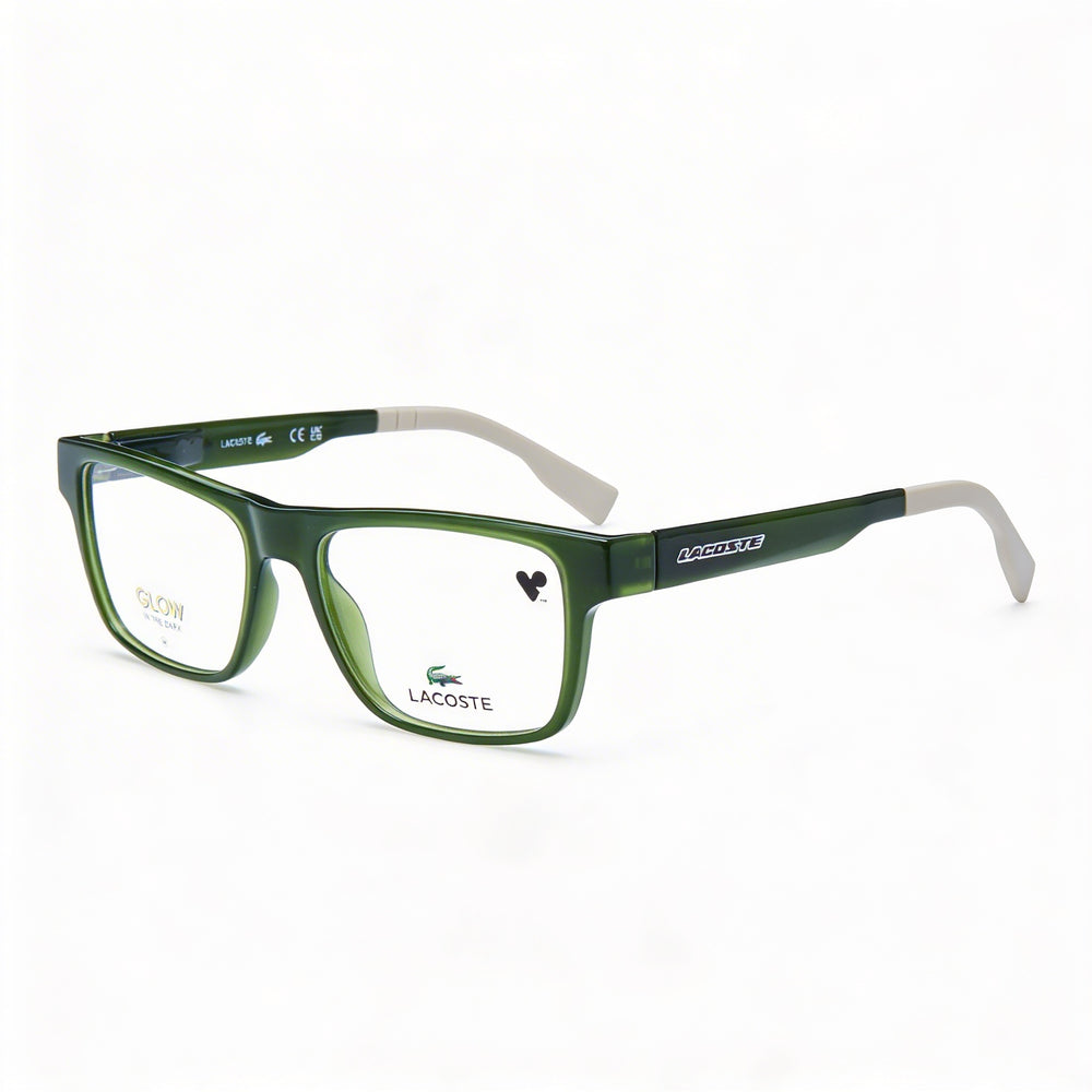 Gafas de sol Lacoste Modern Collection para mujer con montura inyectada en verde Lumi y lentes de policarbonato de 49 mm