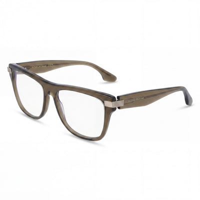 Monturas de gafas Victoria Beckham VB2676 para mujer, color caqui, transparentes, con lentes graduadas, 53 mm