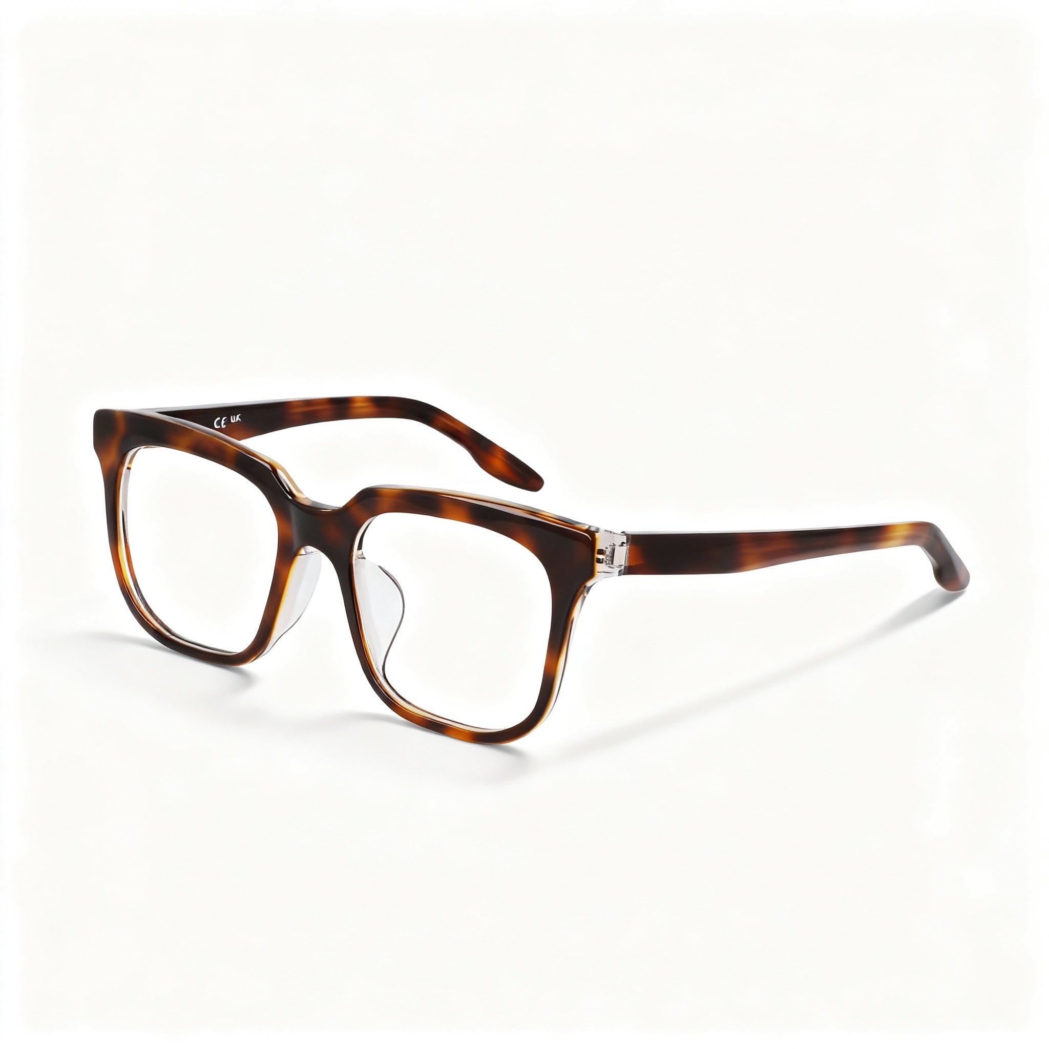 Nike 7167lb Men's Tortoise Blush Metal Frame Polarized Clear Lens Eyeglasses, 52-19-145